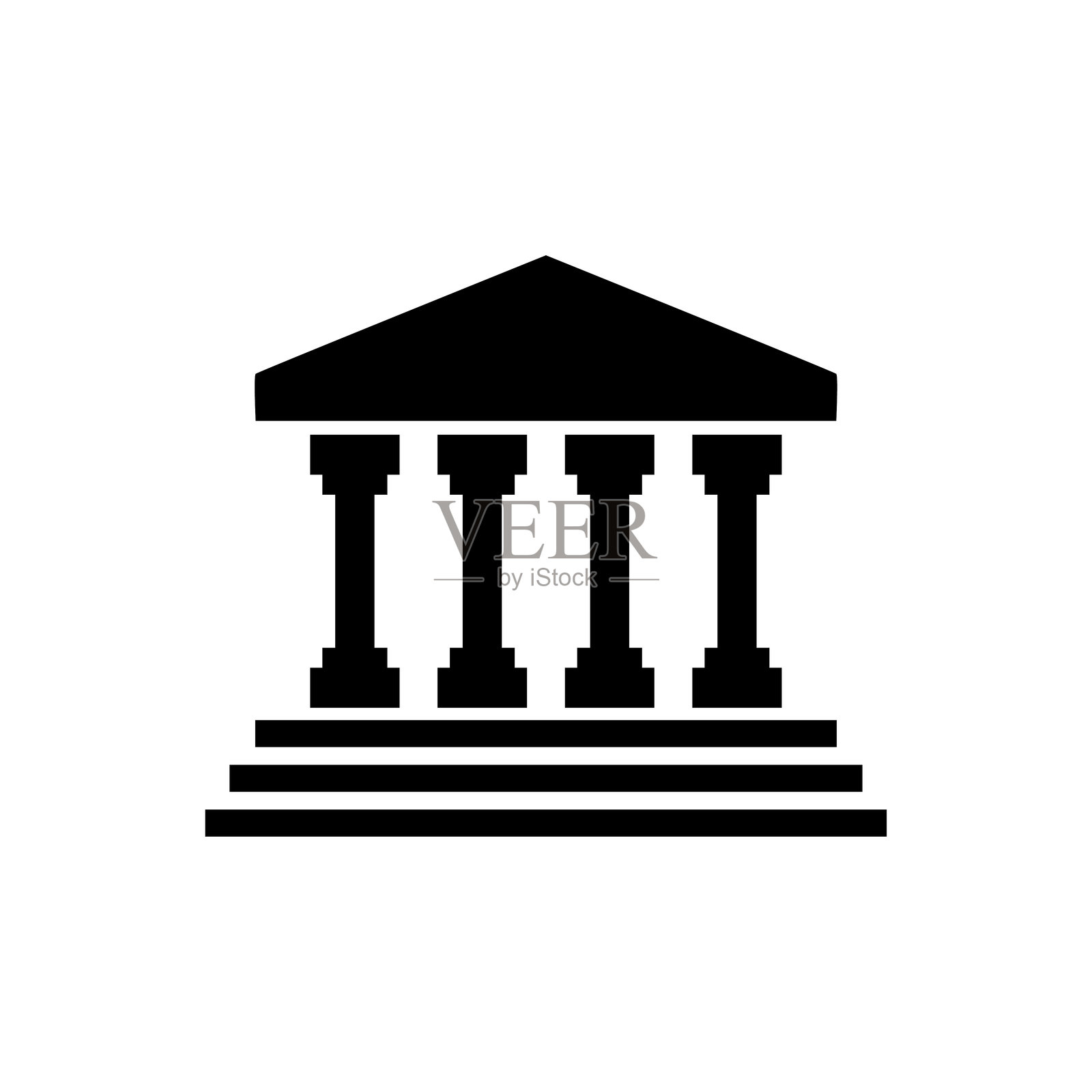 法院图标logo设计模板插图插画图片素材