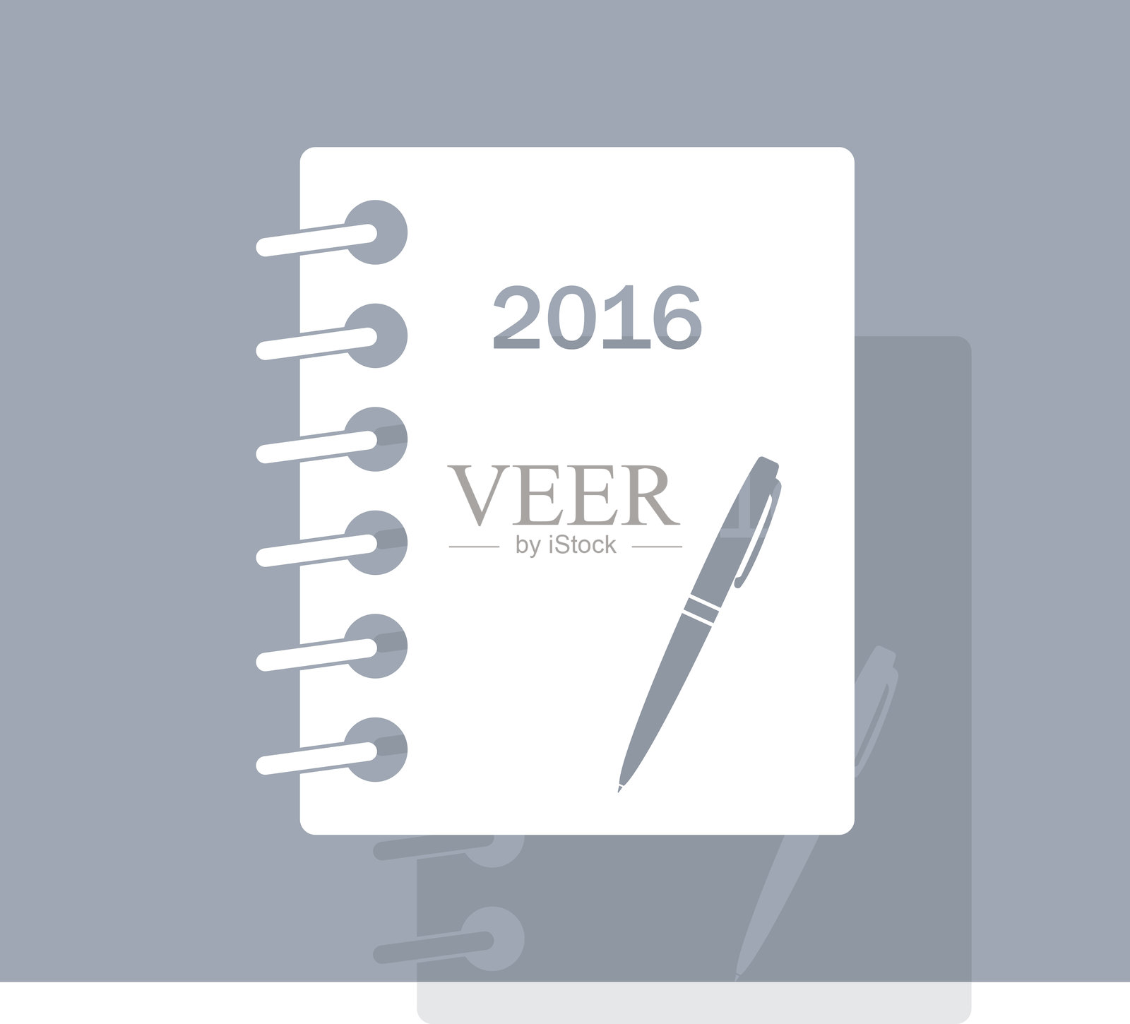 矢量文具笔记本插画图片素材