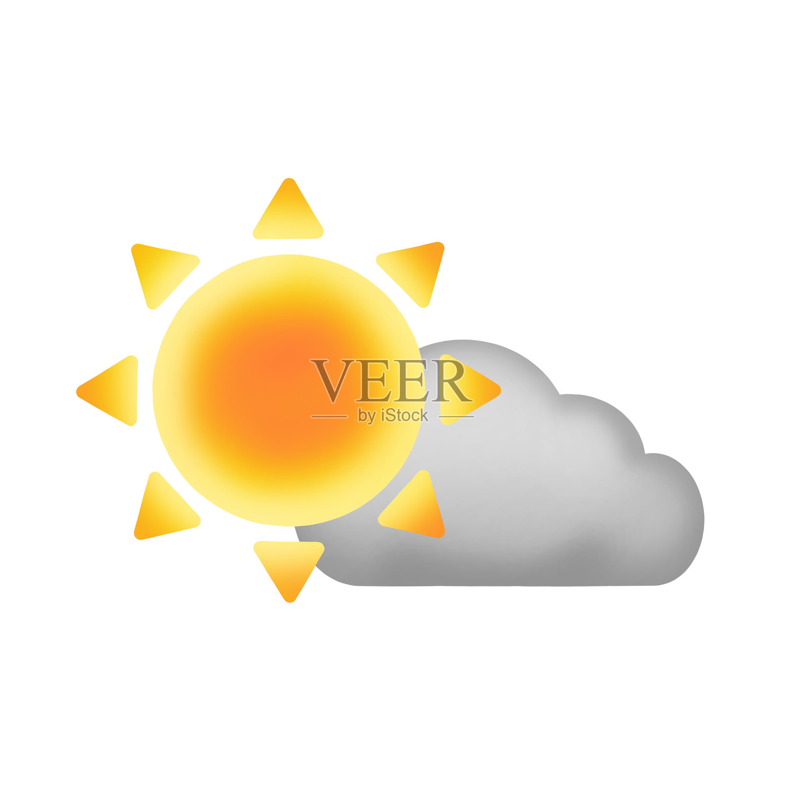 阳光明媚然后多云。照片摄影图片