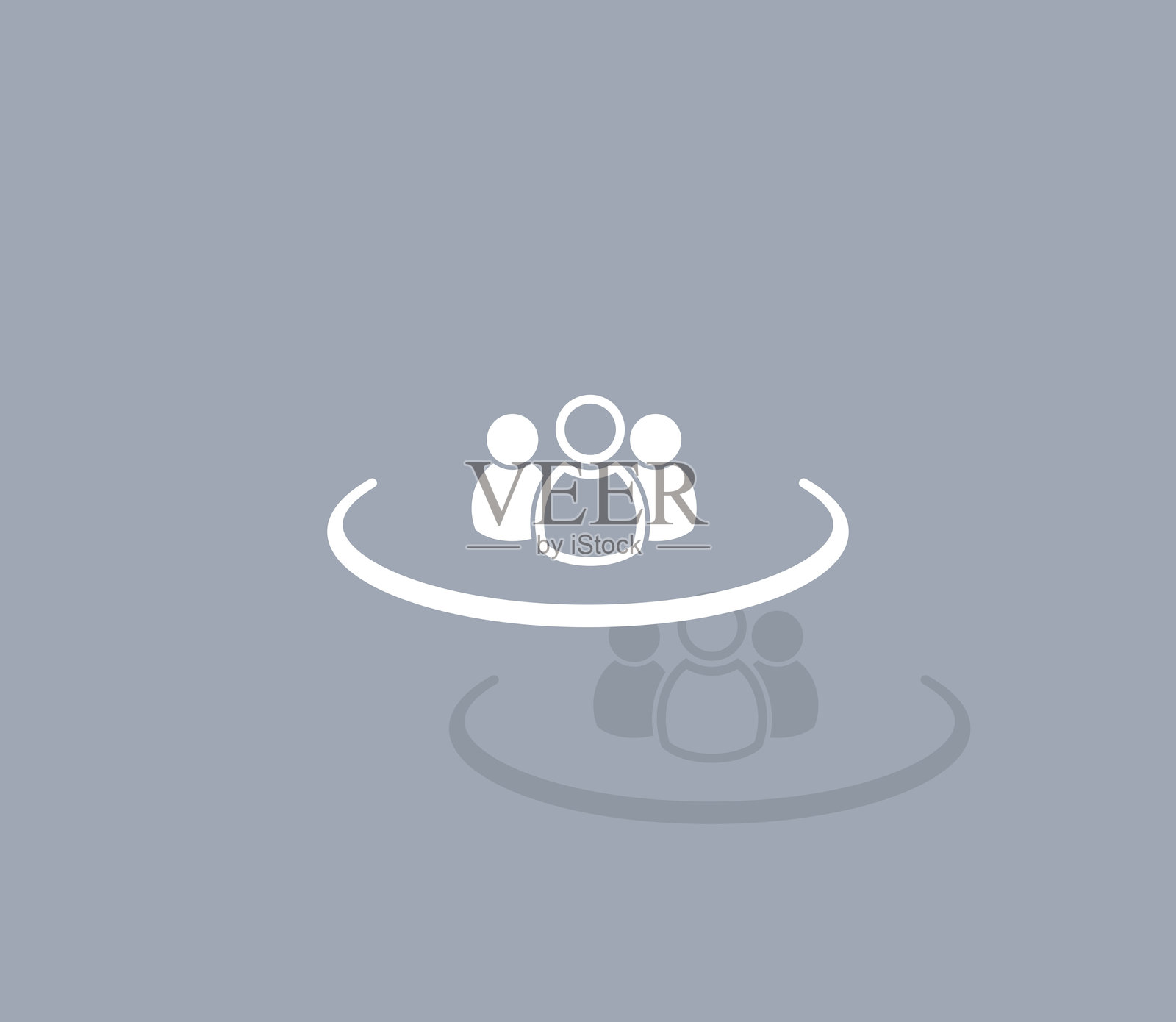 一群人签名插画图片素材