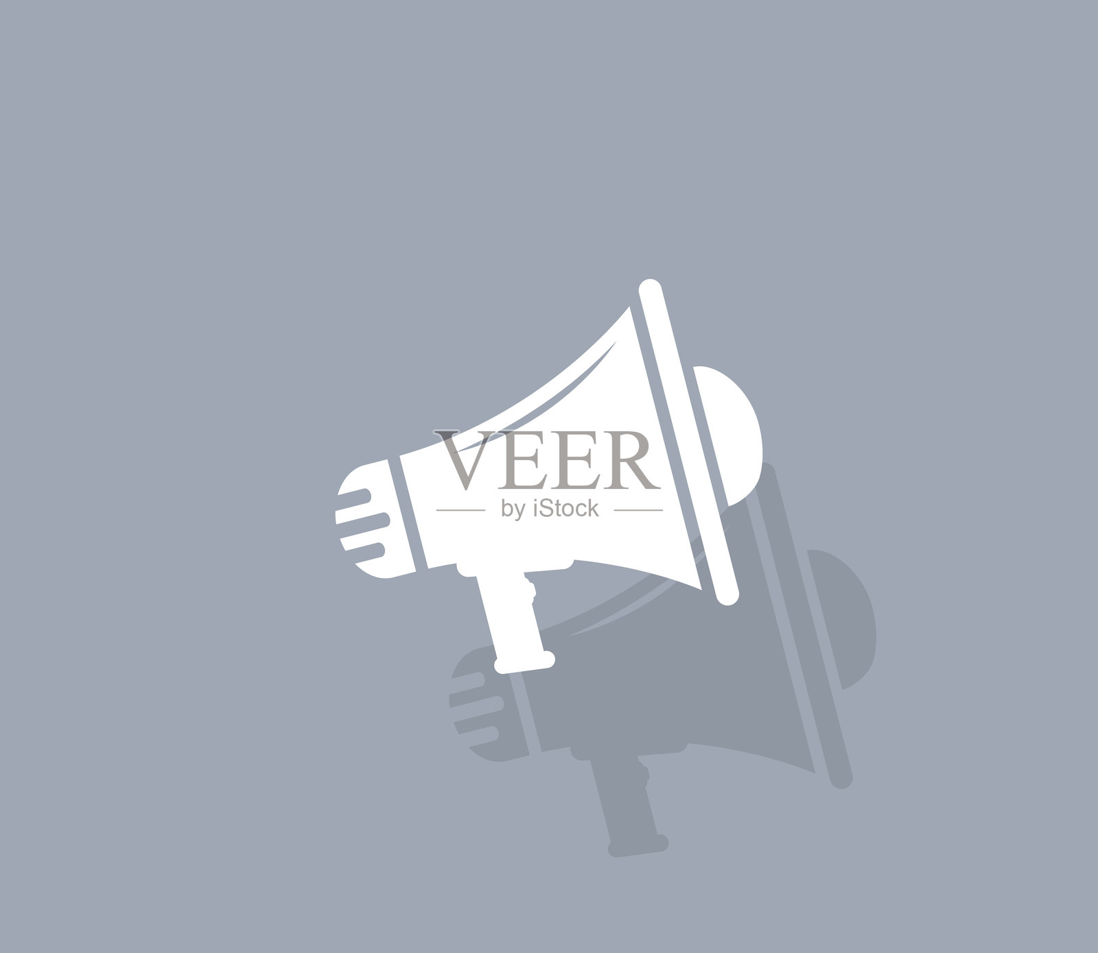 扩音器图标插画图片素材