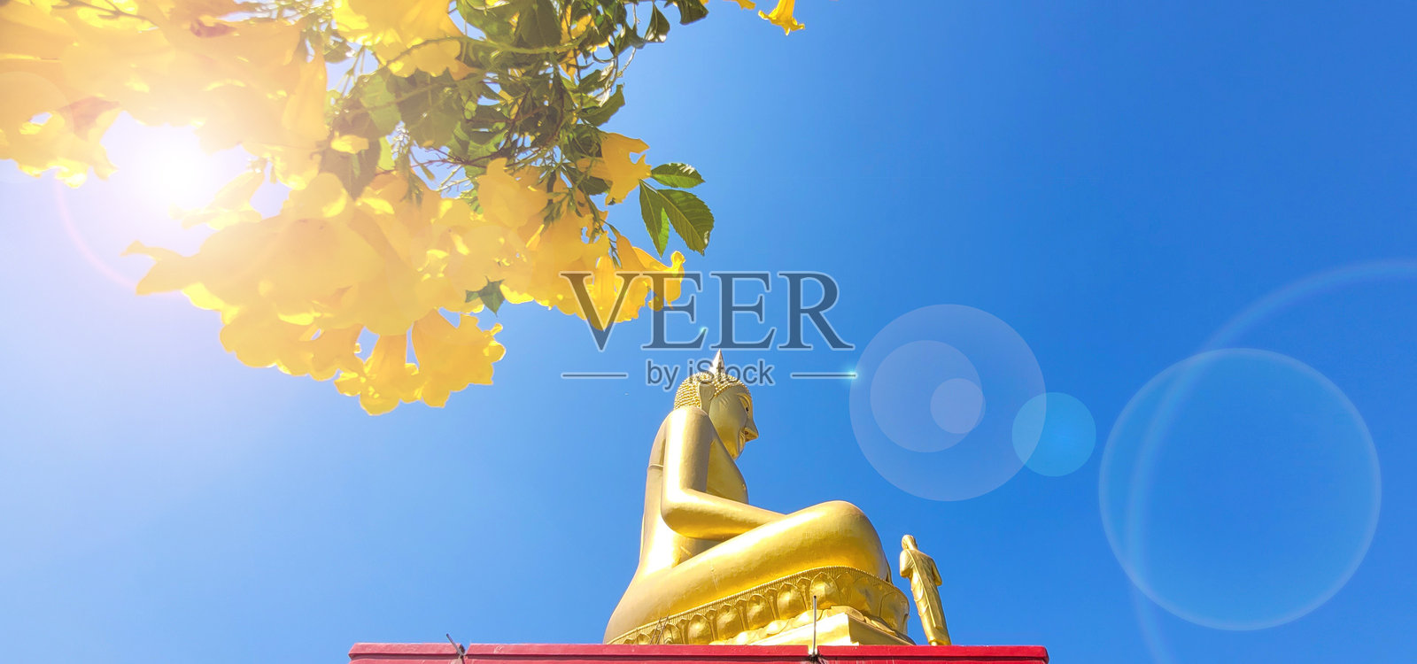 金色佛像照片摄影图片