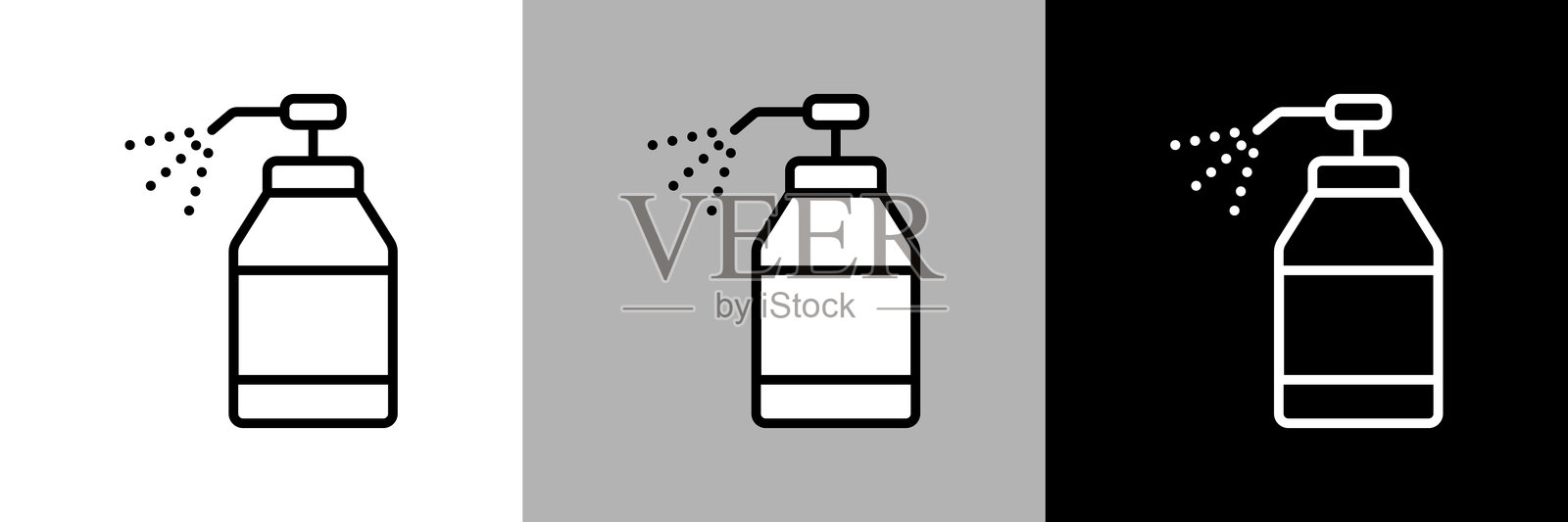 外用酒精矢量图标插画图片素材