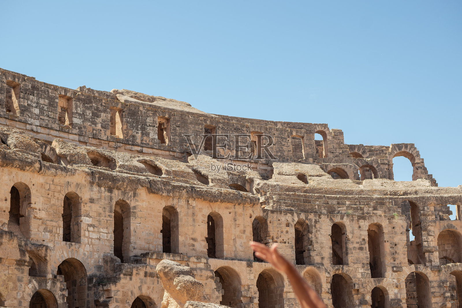 突尼斯的埃尔杰姆圆形剧场照片摄影图片
