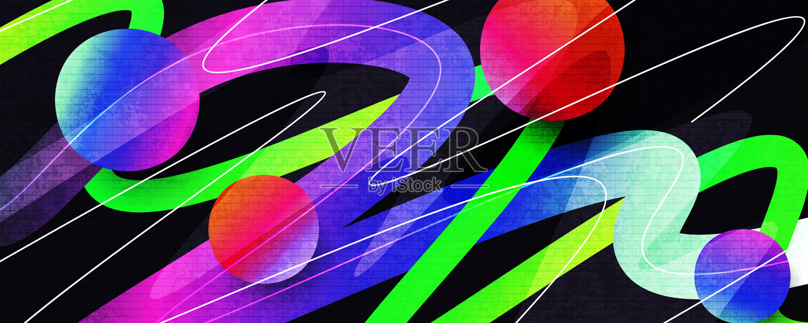 带有纹理效果的抽象几何背景，色彩渐变形状。现代渐变背景矢量插图插画图片素材