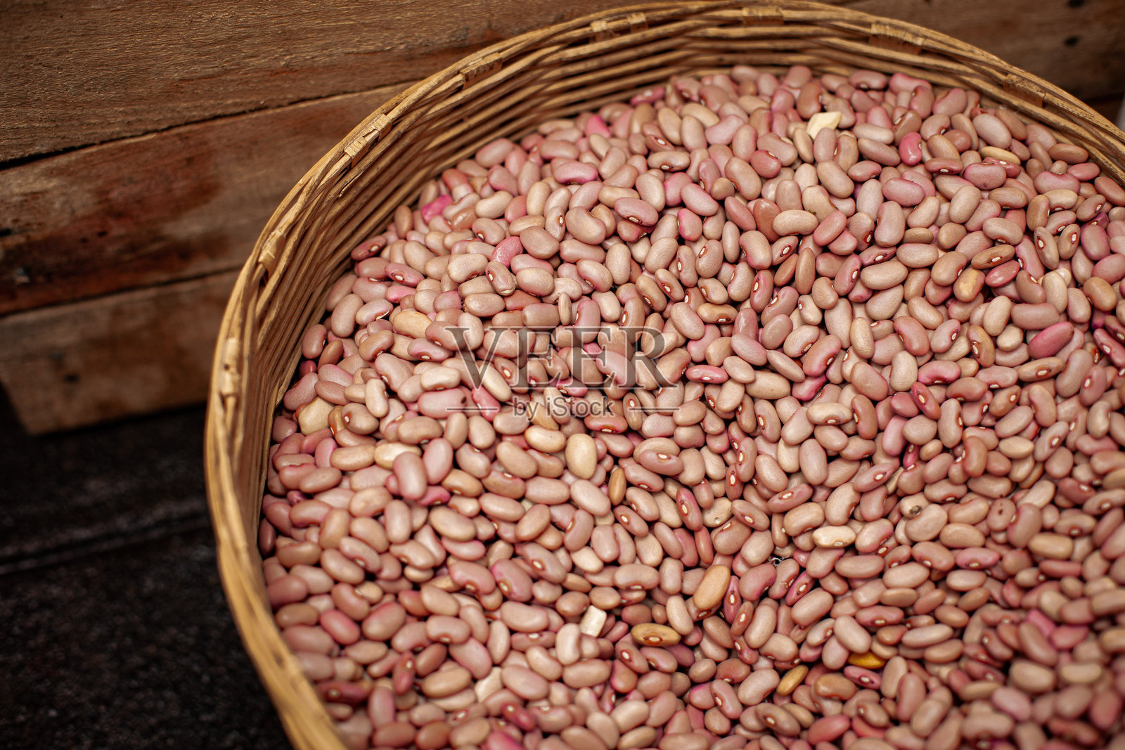 豆子可持续购物照片摄影图片