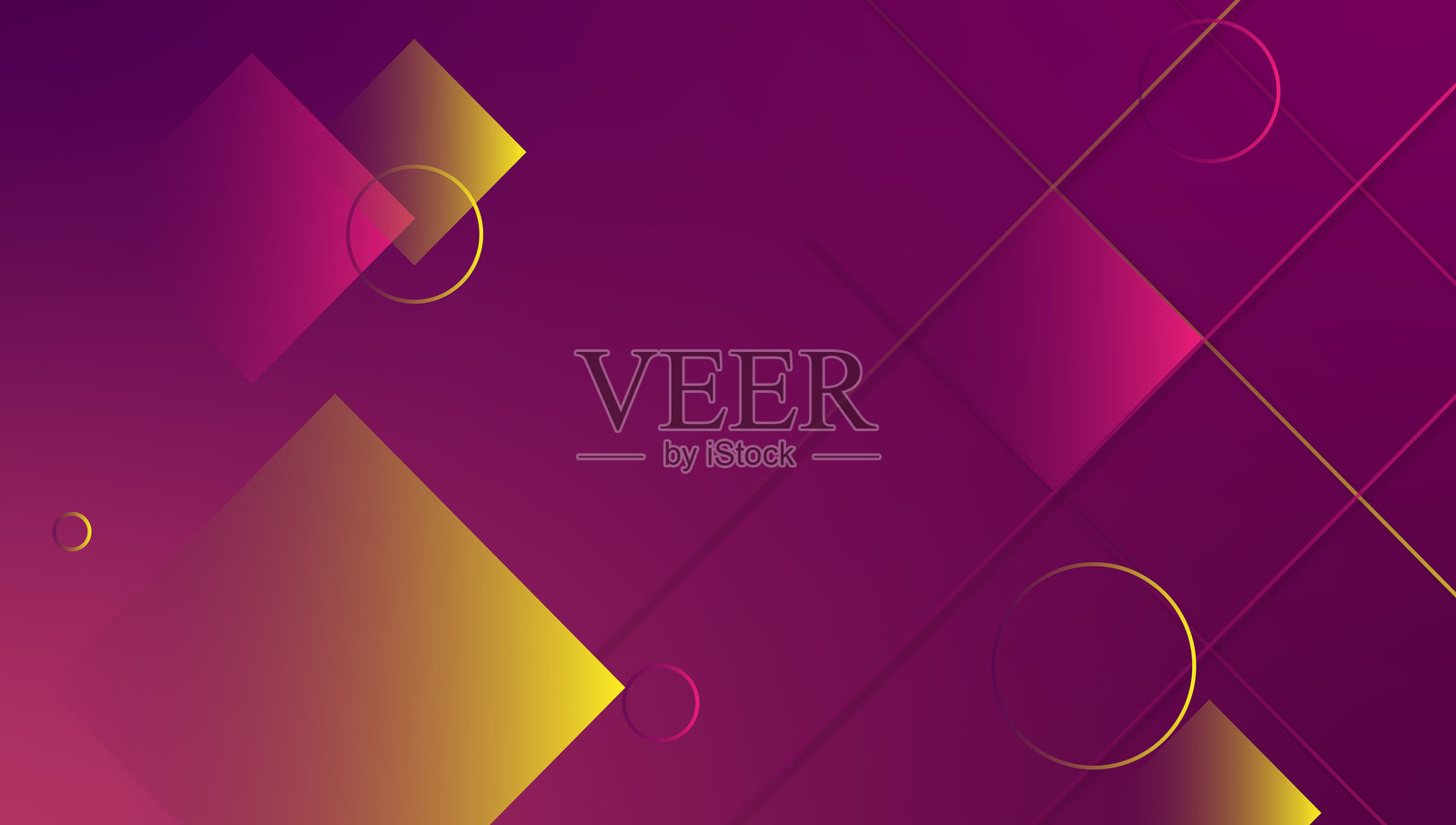 抽象的彩色渐变几何深色背景。着陆页模板 - 流体抽象设计与渐变 - 时尚背景。插画图片素材