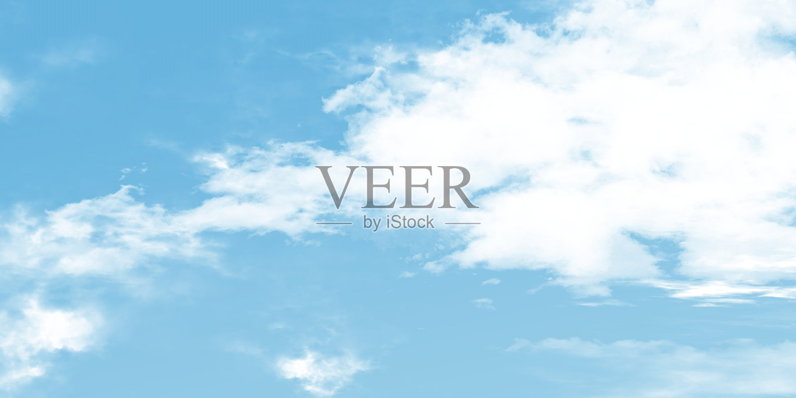 美丽的蓝天和云彩插图插画图片素材