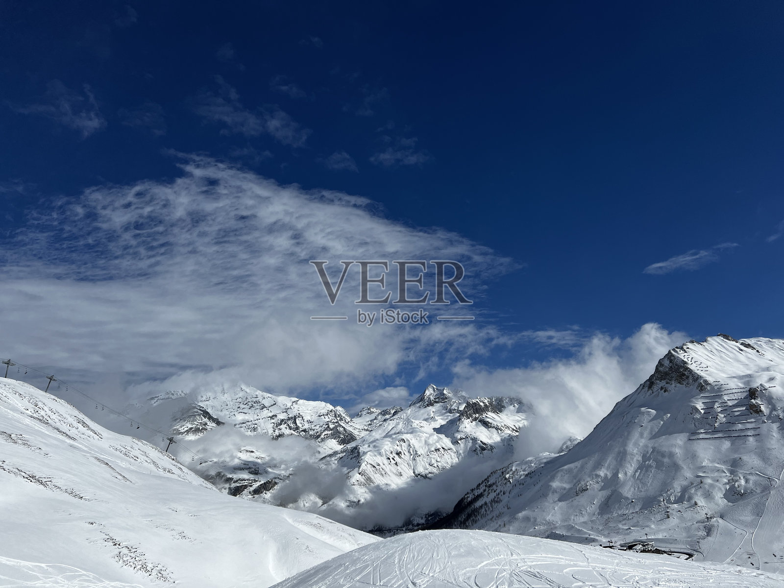 冬季山脉照片摄影图片