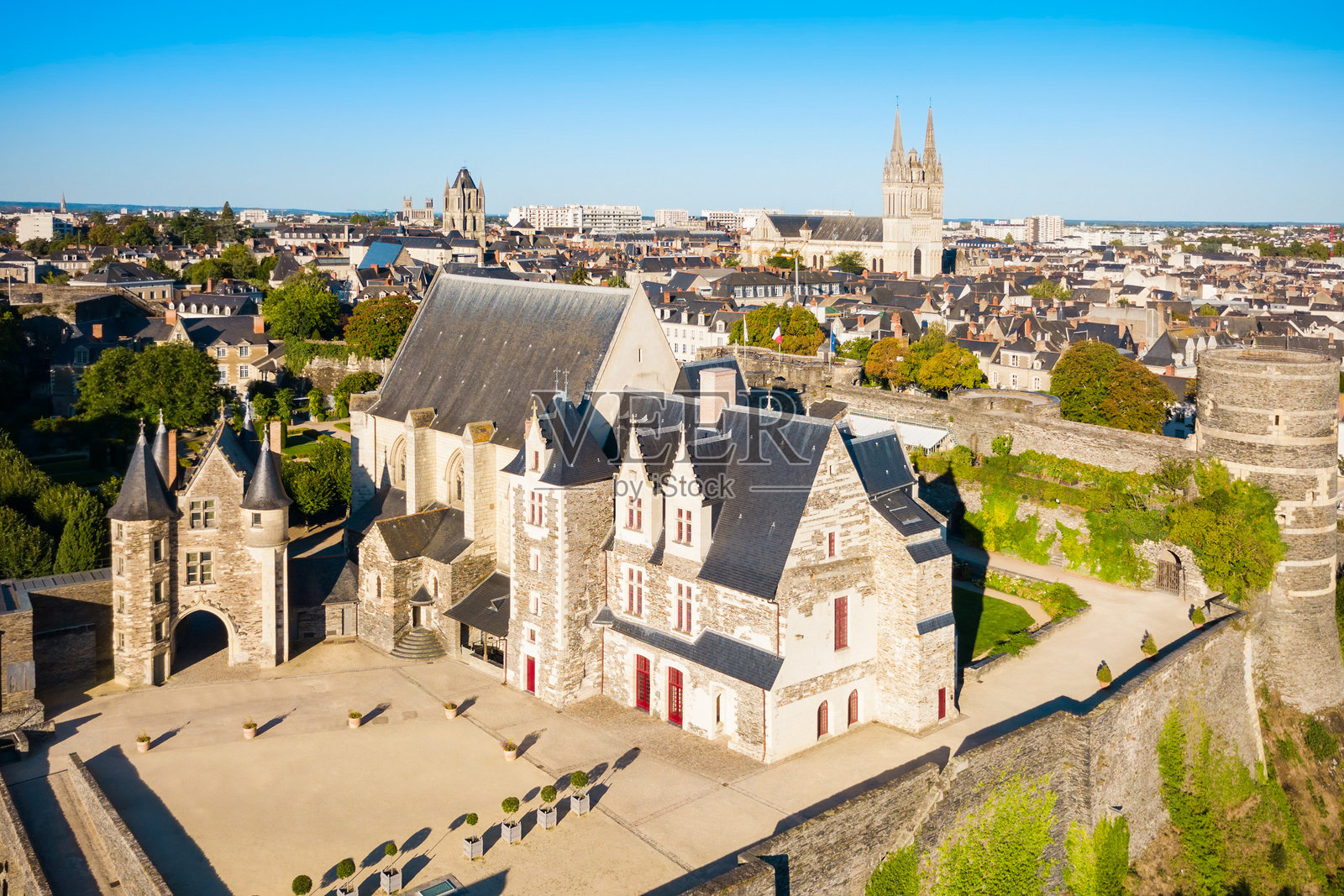 法国昂热城堡照片摄影图片