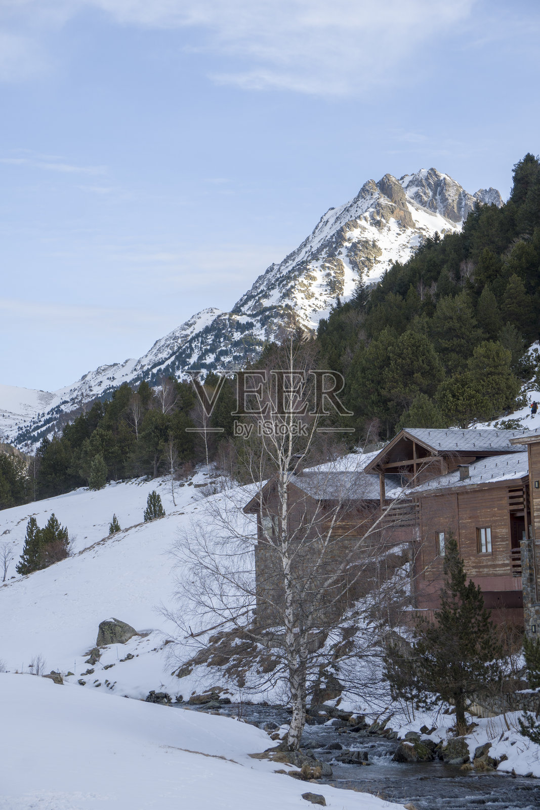 英克尔斯谷是安道尔众多绝佳自然景点之一。照片摄影图片