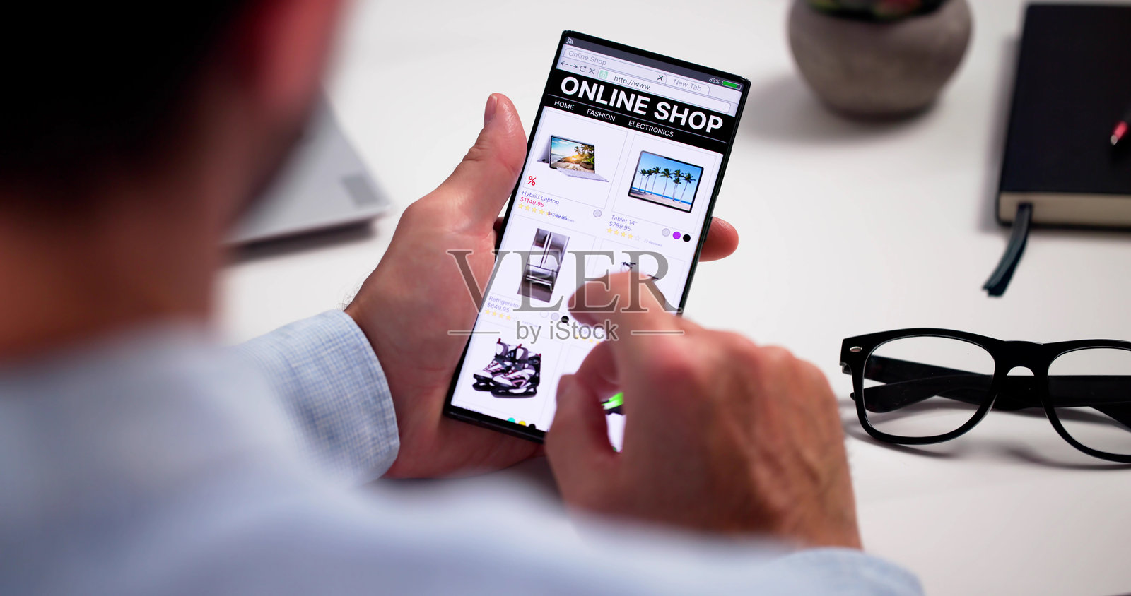 在线电子商务网站购物照片摄影图片