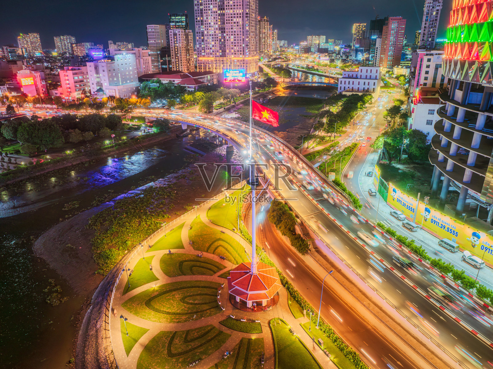 Thu Ngu 旗杆照片摄影图片