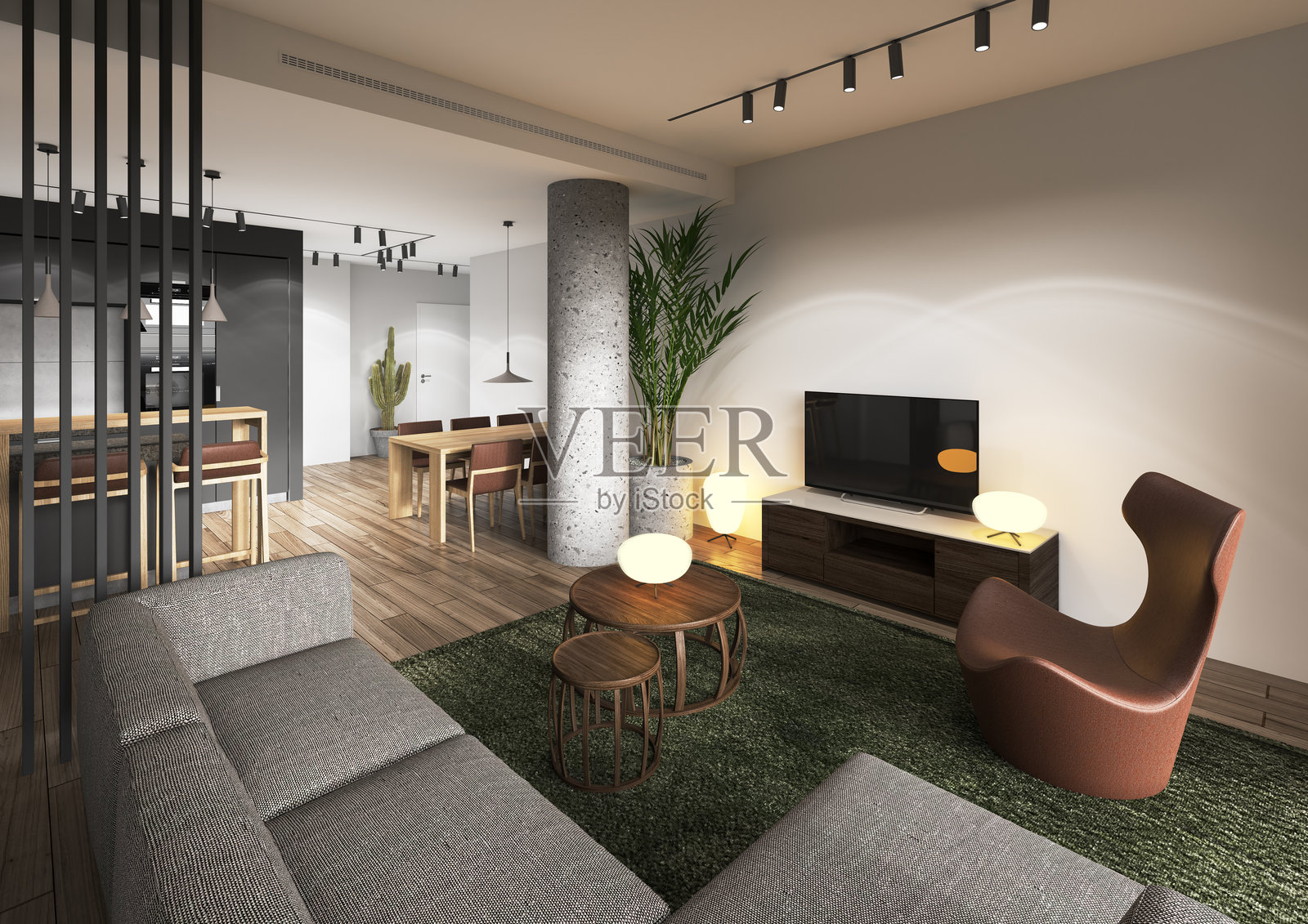 现代室内空间照片摄影图片