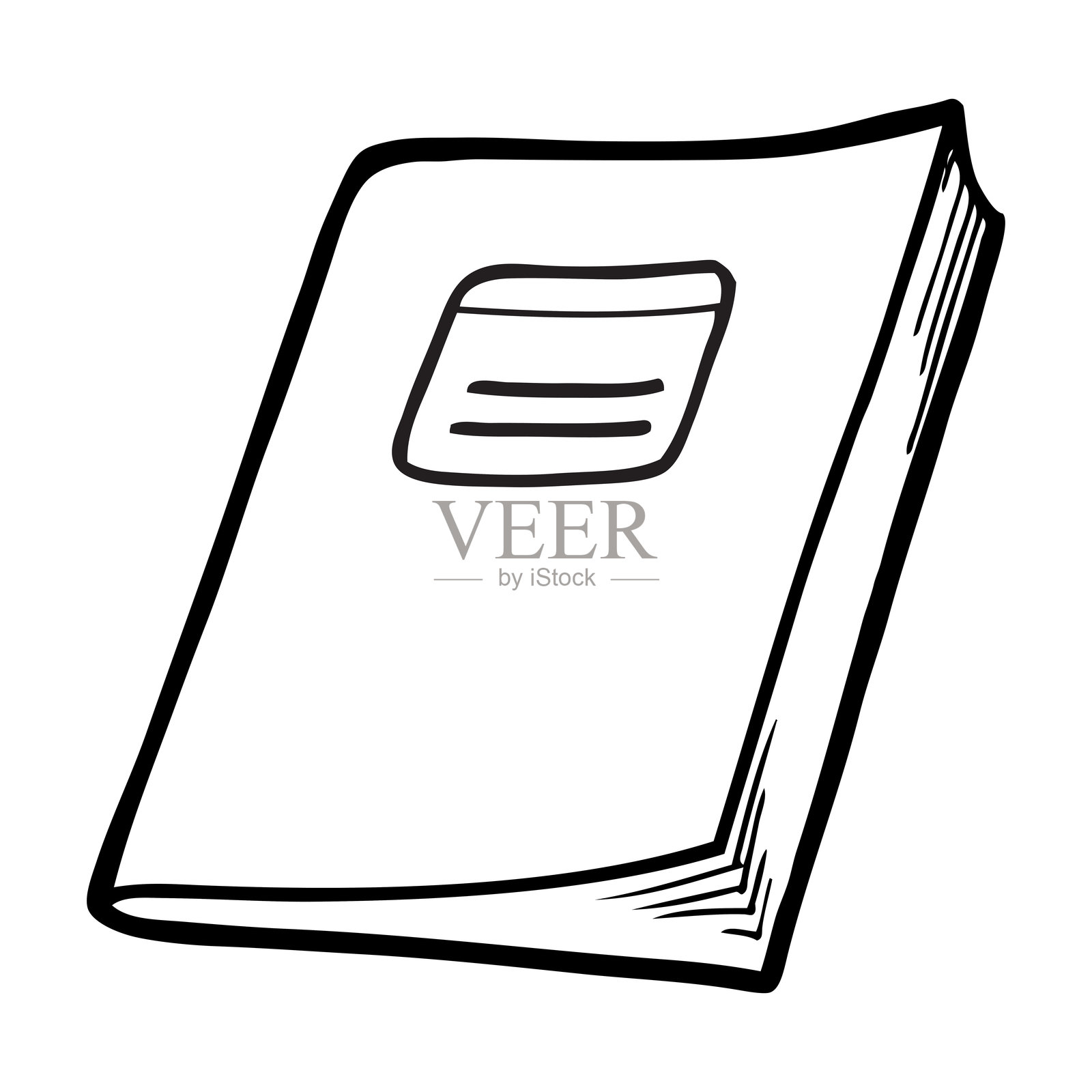 线条书籍插图插画图片素材