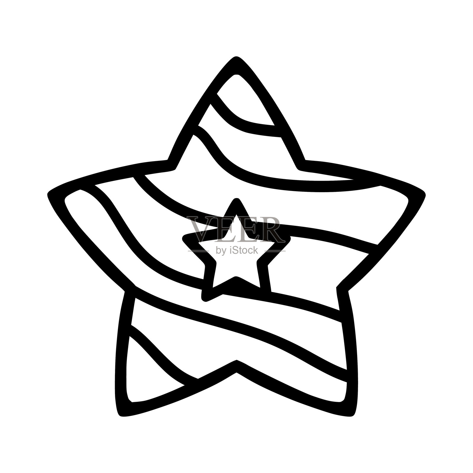 圣诞树玩具与装饰品插画图片素材