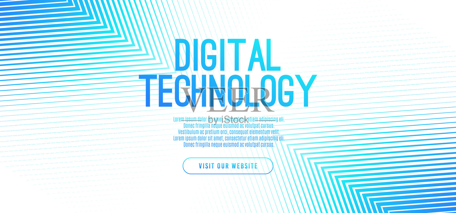 抽象数字技术高科技未来蓝白背景，网络信息通信，创新未来科技数据，互联网网络连接，人工智能大数据线条点阵，电路矢量图插画图片素材