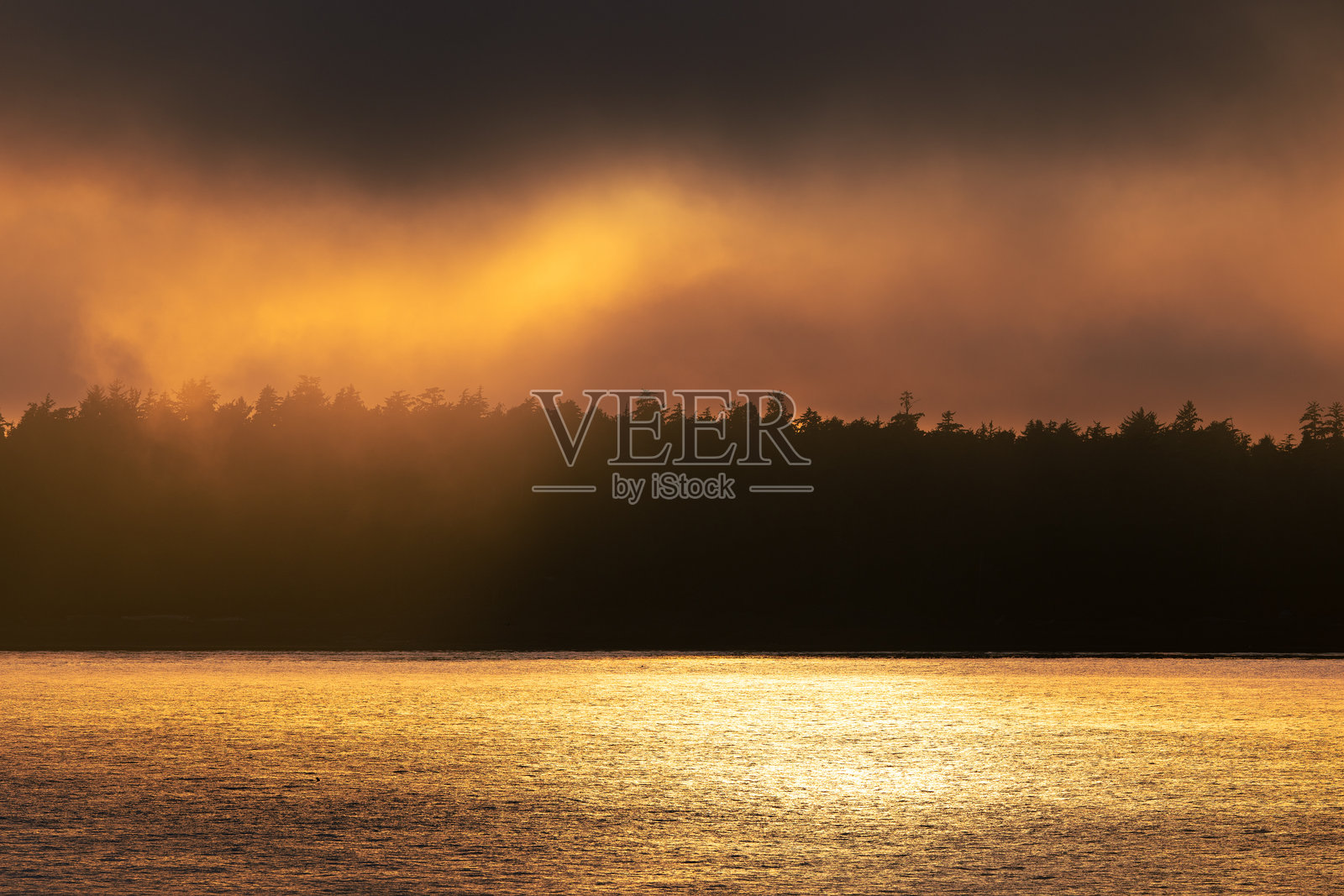 温哥华岛日落照片摄影图片