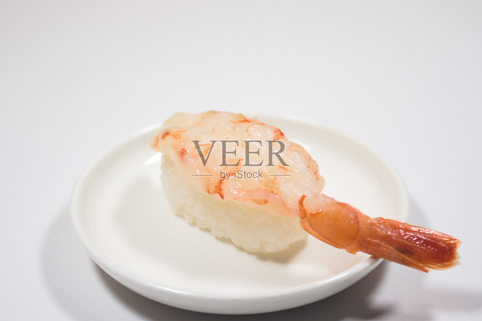 照片是“甜虾寿司”。照片摄影图片