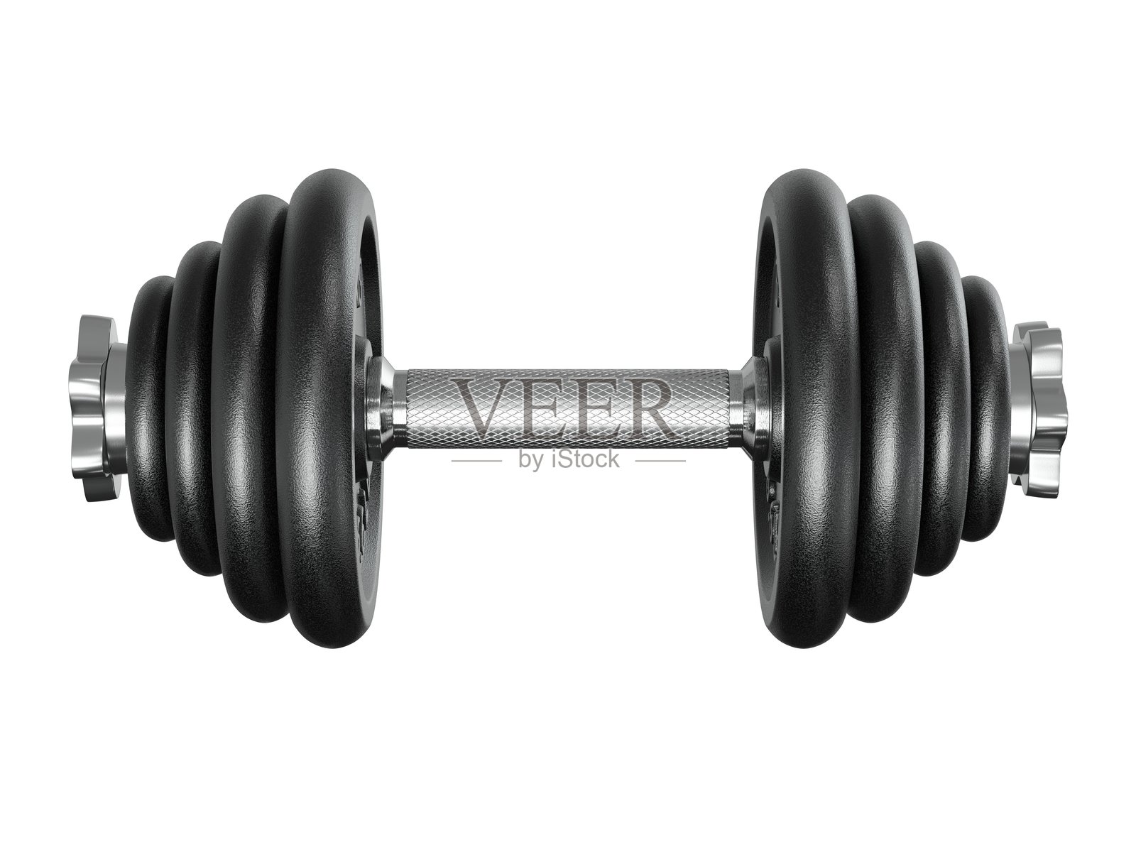 黑色可调哑铃，举重健身器材，侧视图照片摄影图片