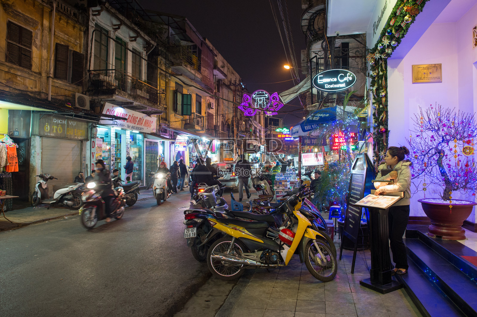 河内夜景照片摄影图片