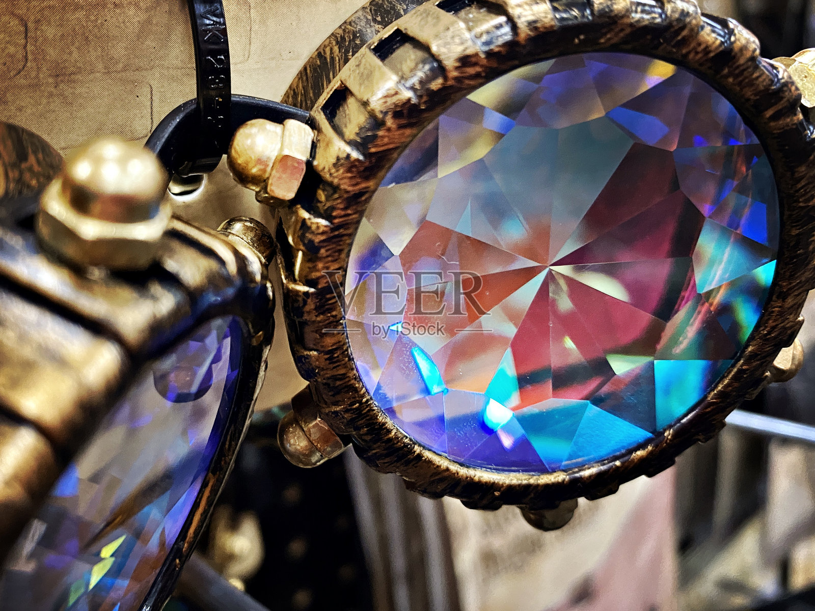 万花筒护目镜照片摄影图片