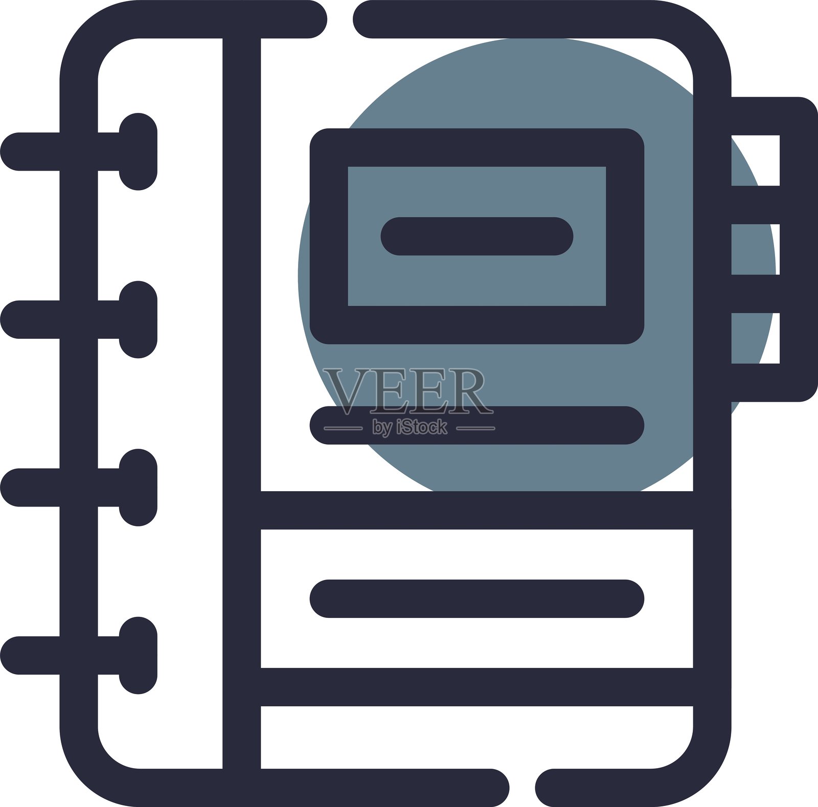 笔记本图标插画图片素材