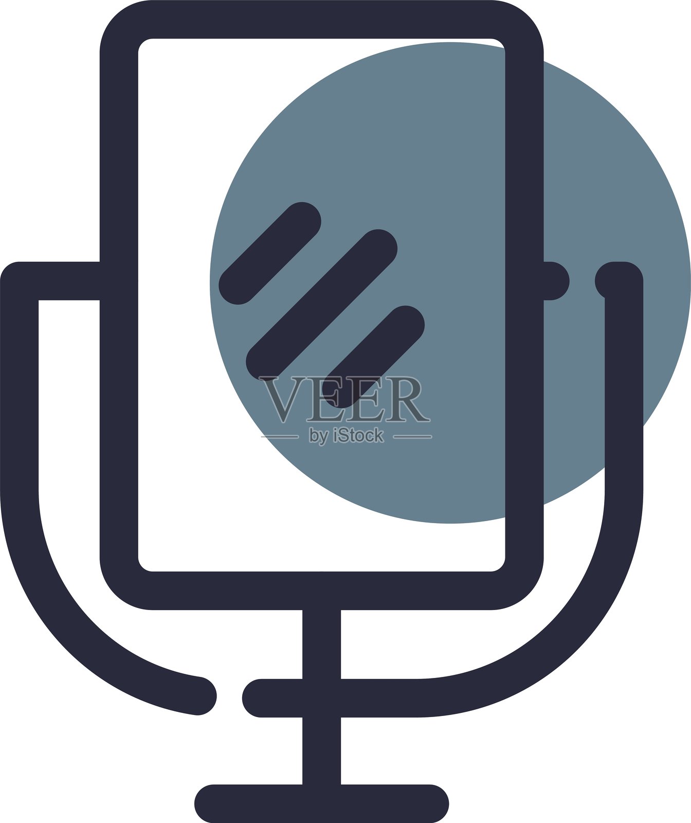 镜子图标插画图片素材