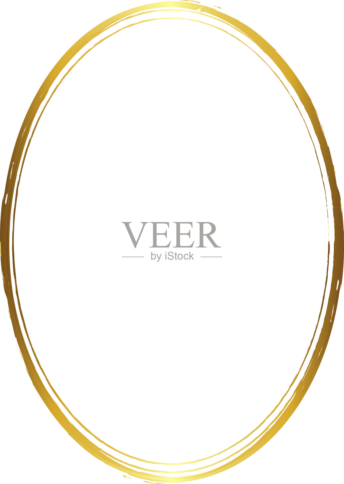 金色椭圆框 金色相框 豪华金框 金色图片框 金色边框 矢量框架 横幅 镀金框 精美装饰 装饰元素 模板 独立背景插画图片素材