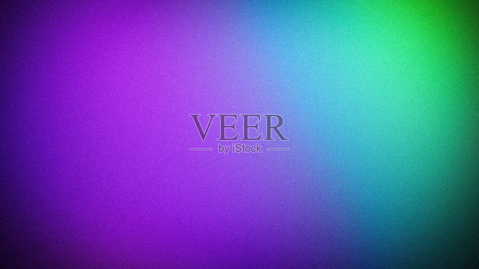 充满活力的抽象渐变，融合紫色、蓝色和绿色的色调，带有颗粒状纹理。非常适合动态4K背景、壁纸、横幅和创意数字设计。插画图片素材