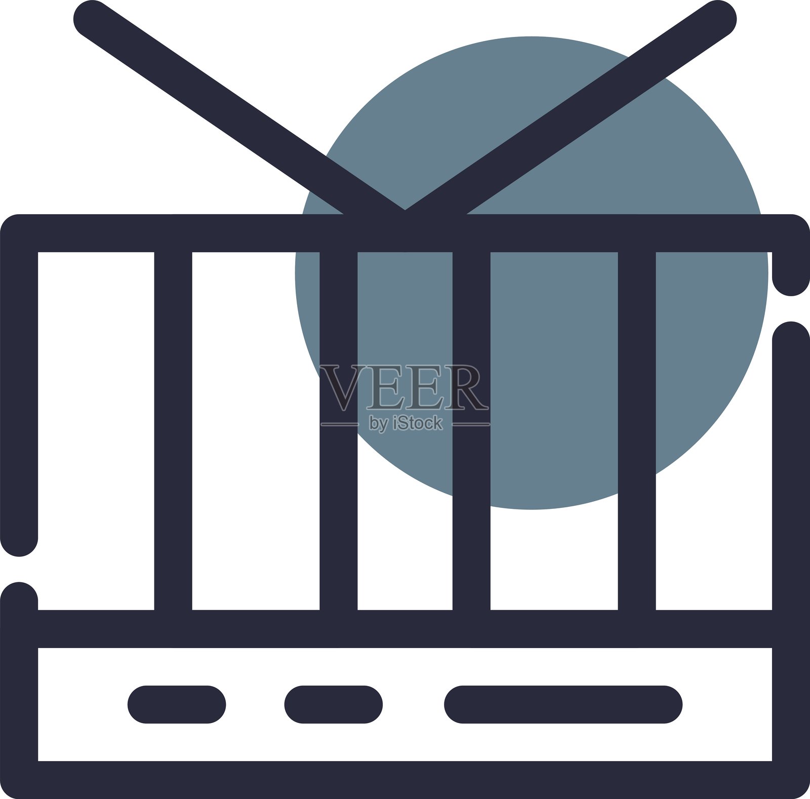 电视图标插画图片素材