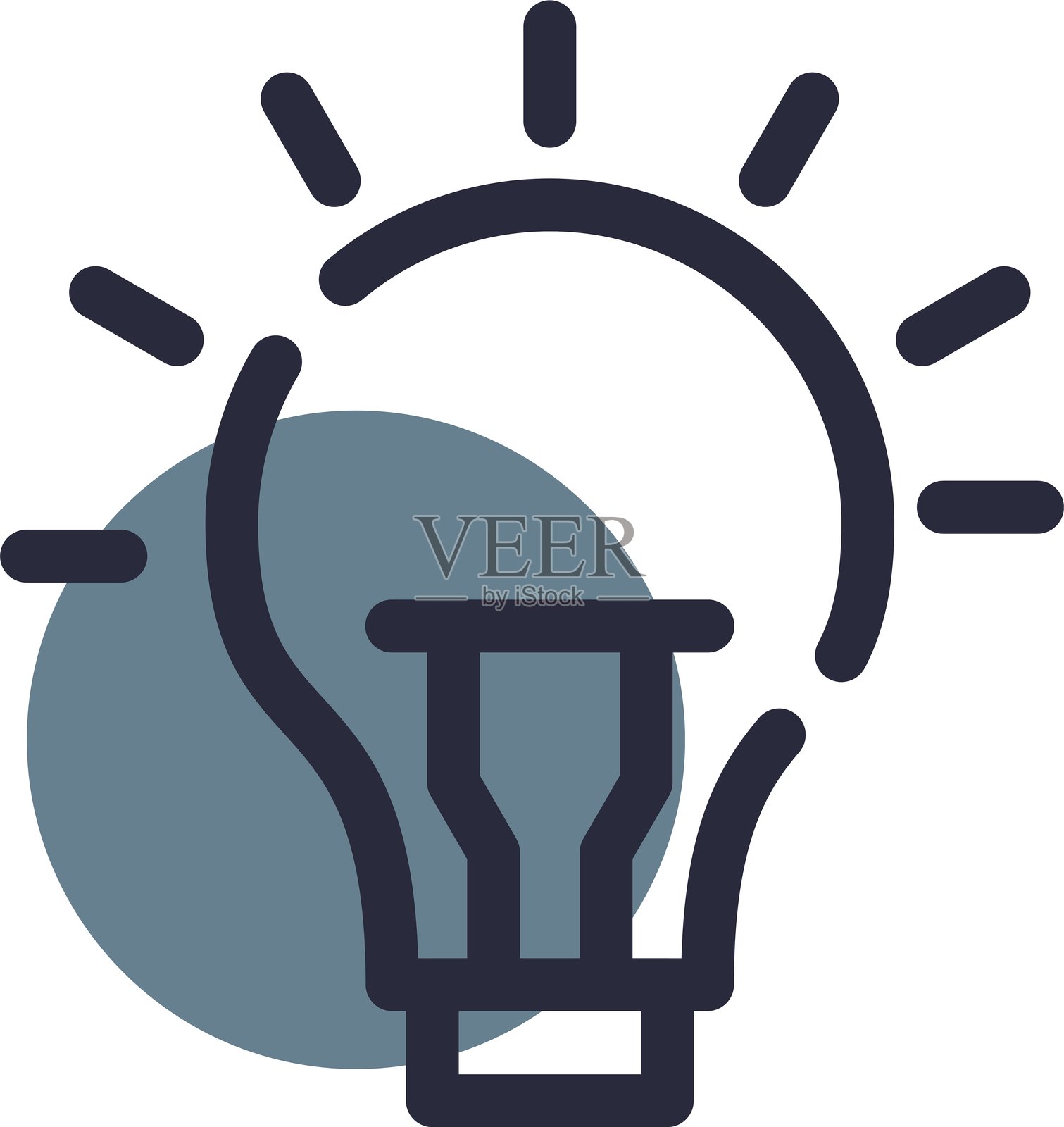 大灯图标插画图片素材