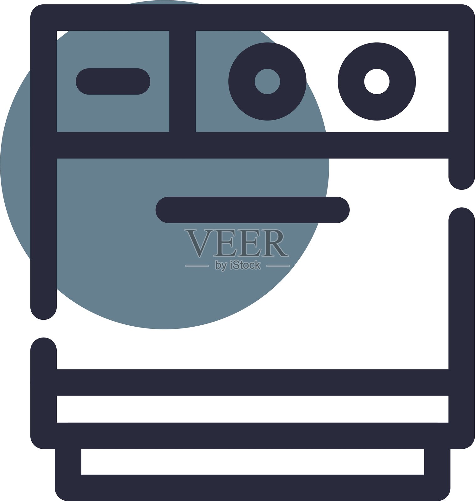 洗碗机图标插画图片素材