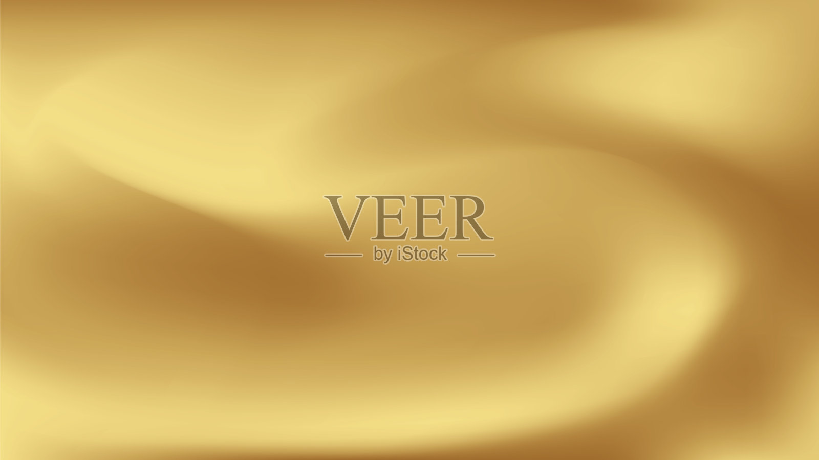 金色抽象模糊渐变背景。矢量插图。插画图片素材