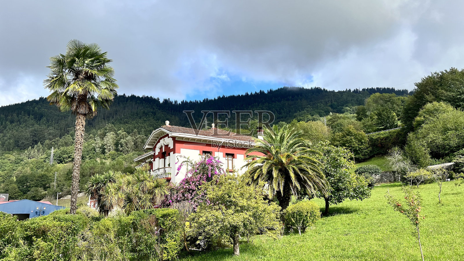 西班牙北部的乡村照片摄影图片