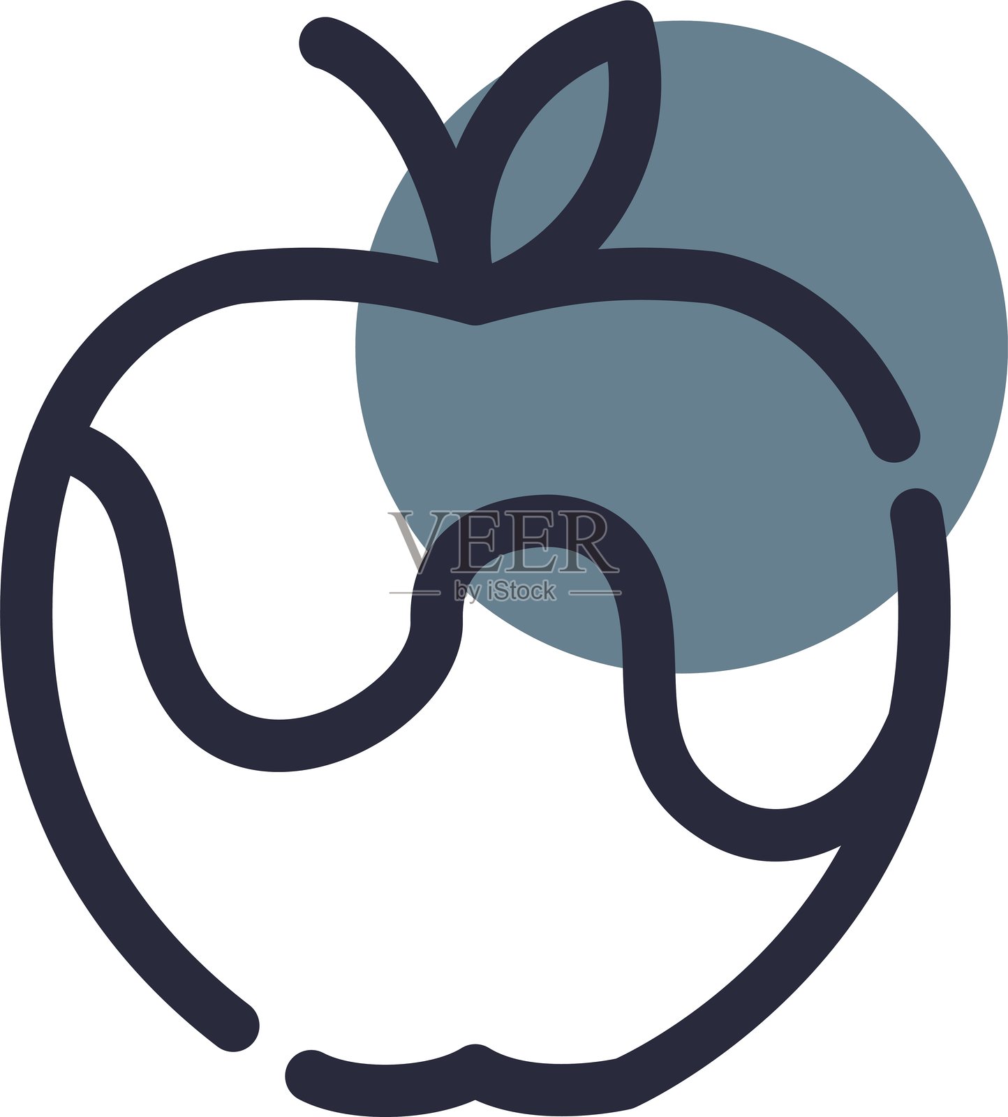 苹果图标插画图片素材