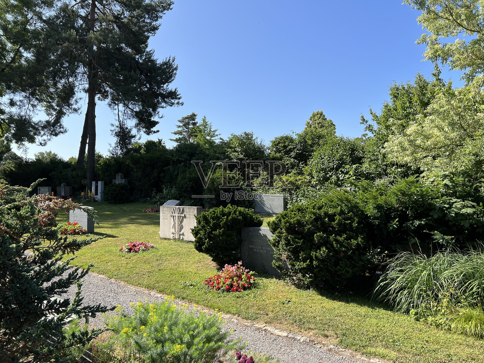 阿福尔滕公墓（Affoltern Cemetery） - 瑞士苏黎世照片摄影图片