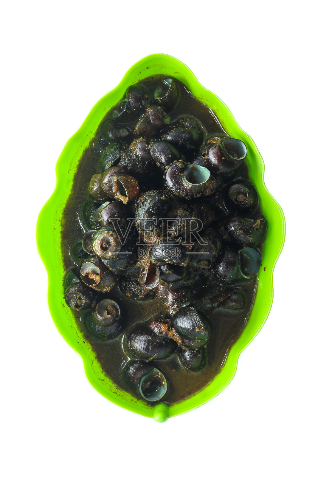 一碗熟河螺照片摄影图片