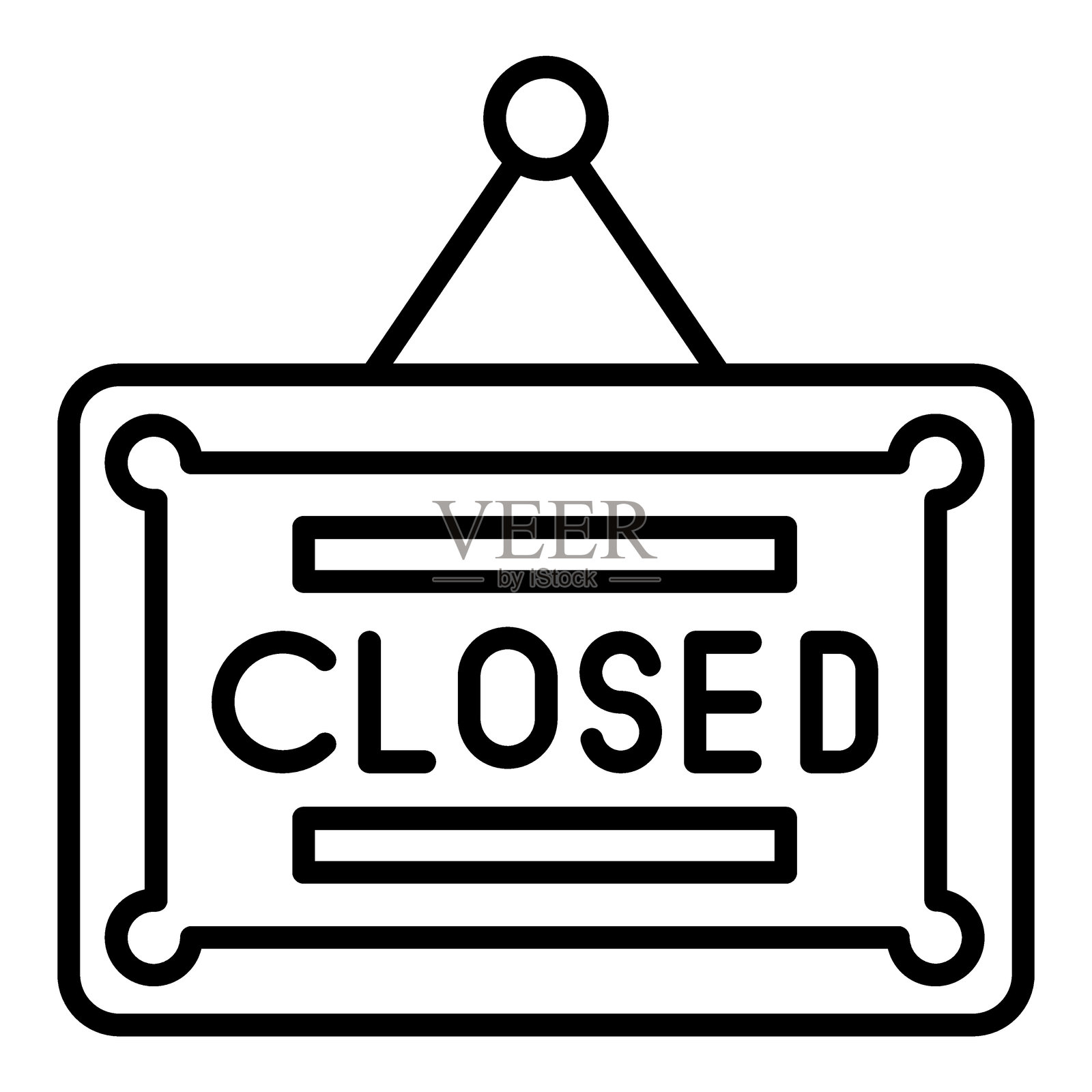 关闭标志图标样式插画图片素材