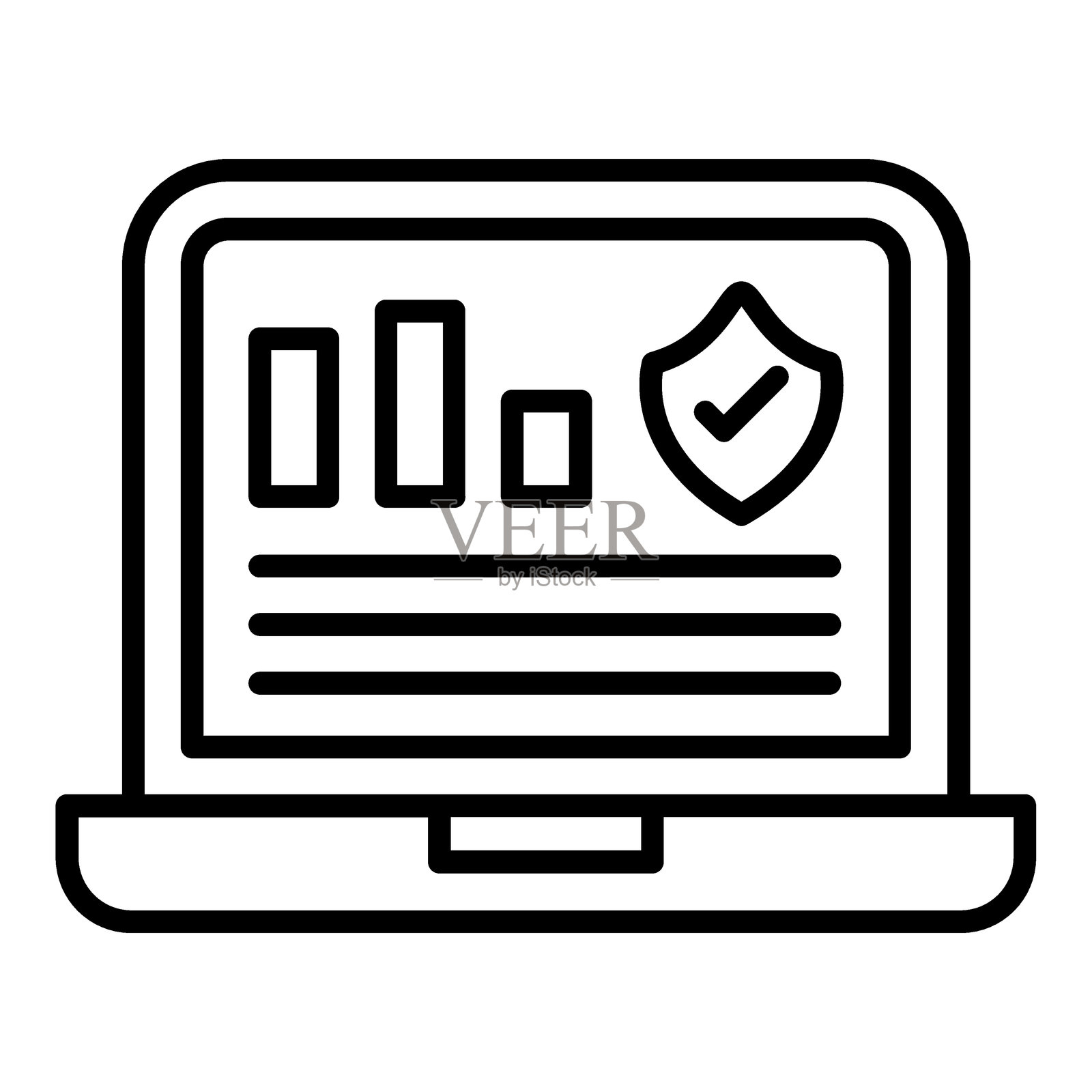 监控图标风格插画图片素材