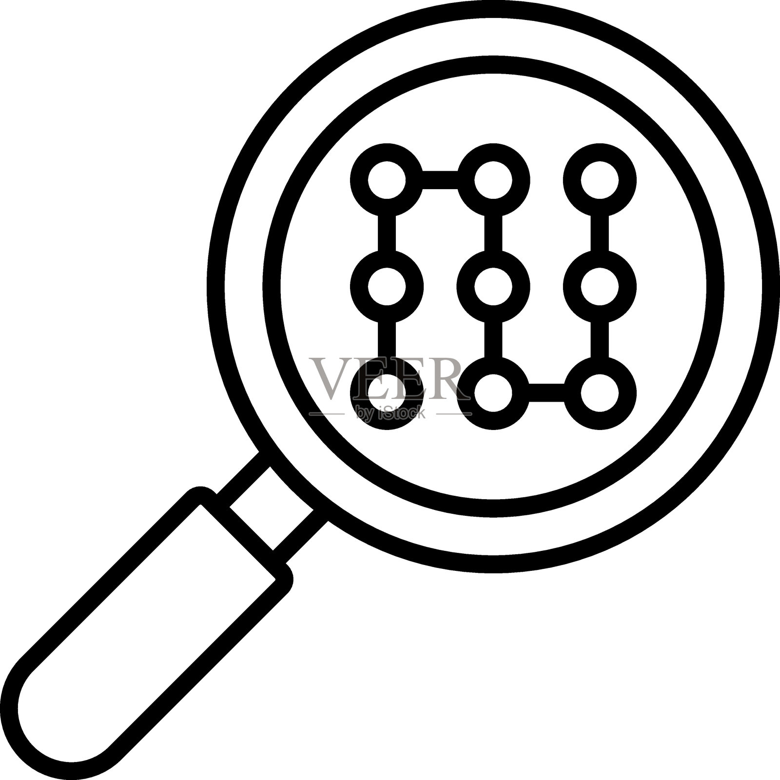 模式识别图标风格插画图片素材