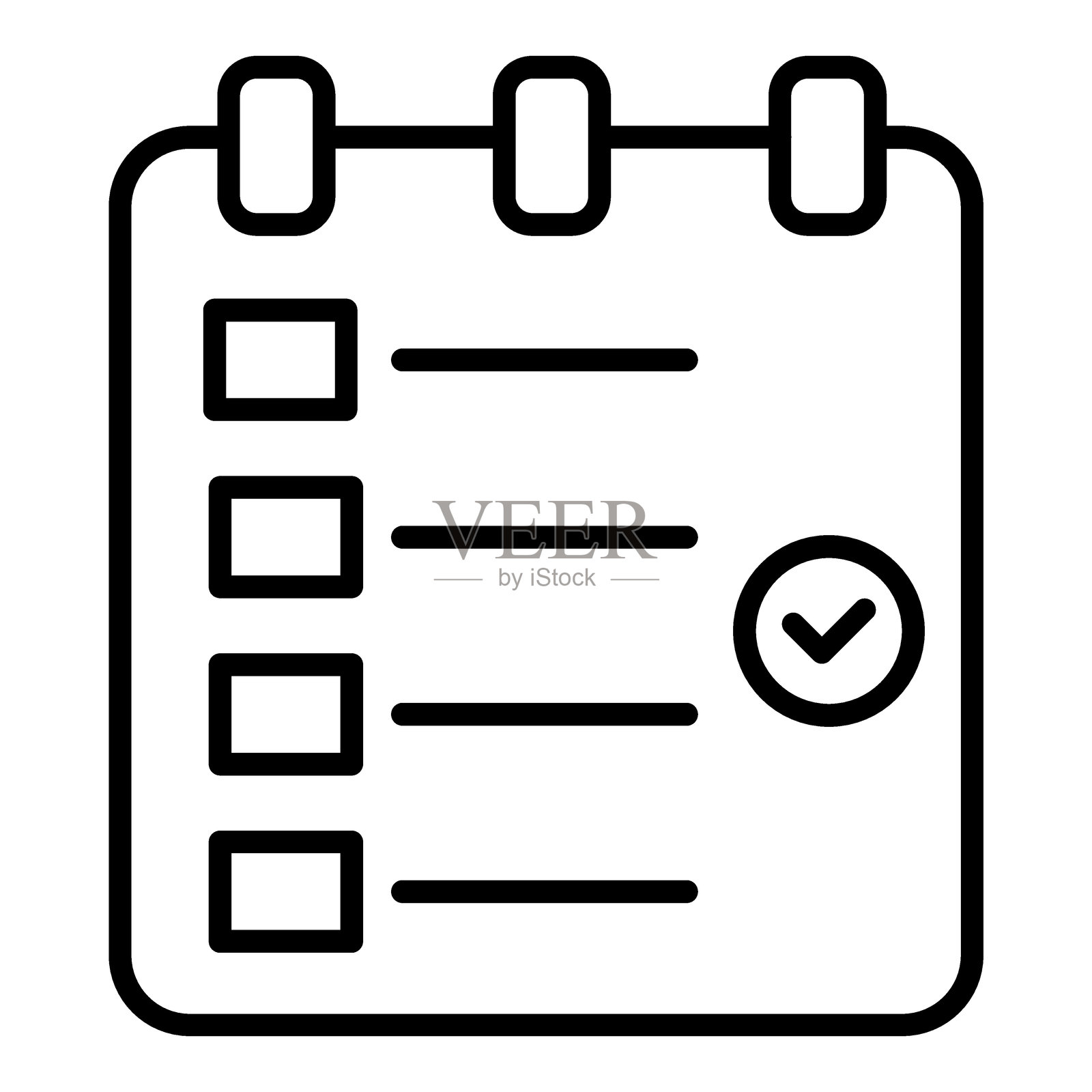 日程图标风格插画图片素材