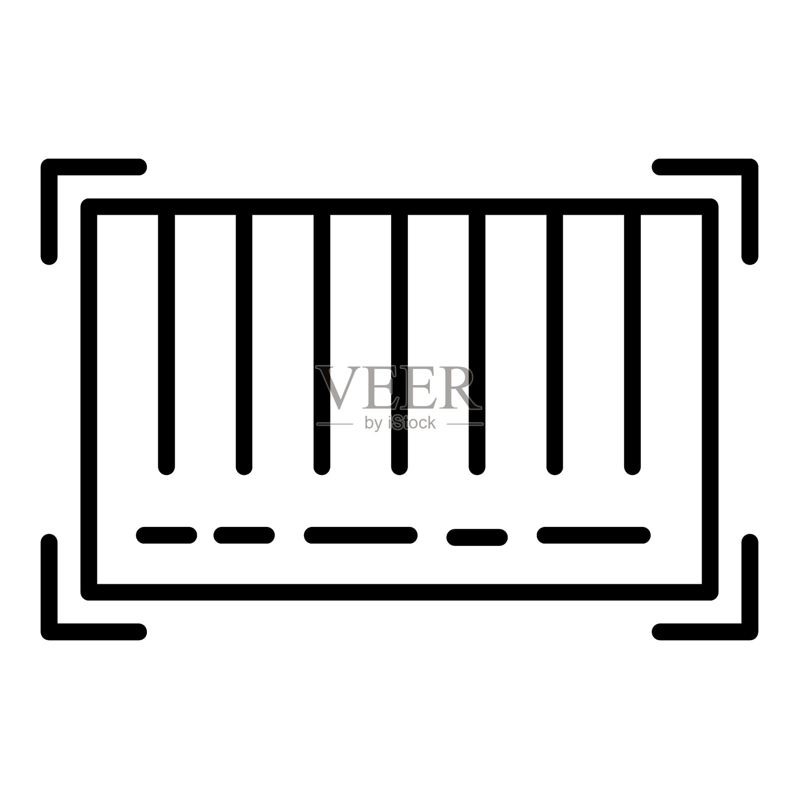 序列号图标风格插画图片素材