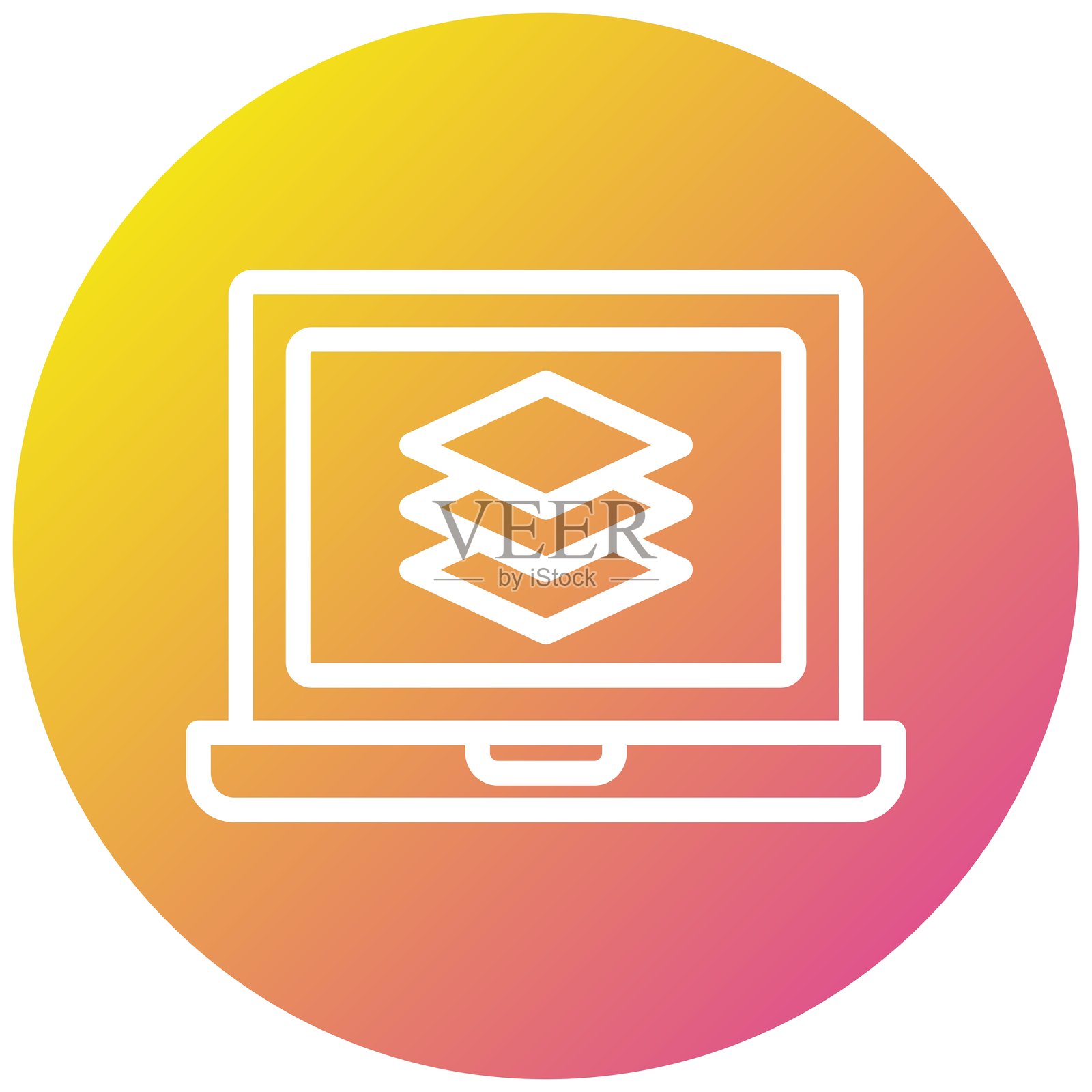 图层矢量图标设计插图插画图片素材