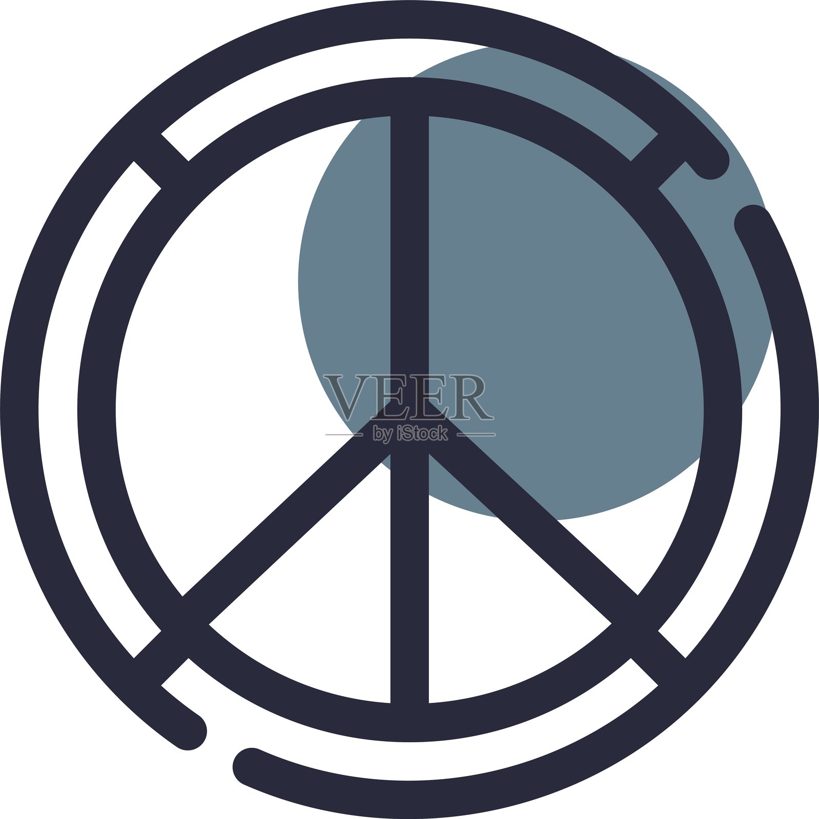 和平图标插画图片素材