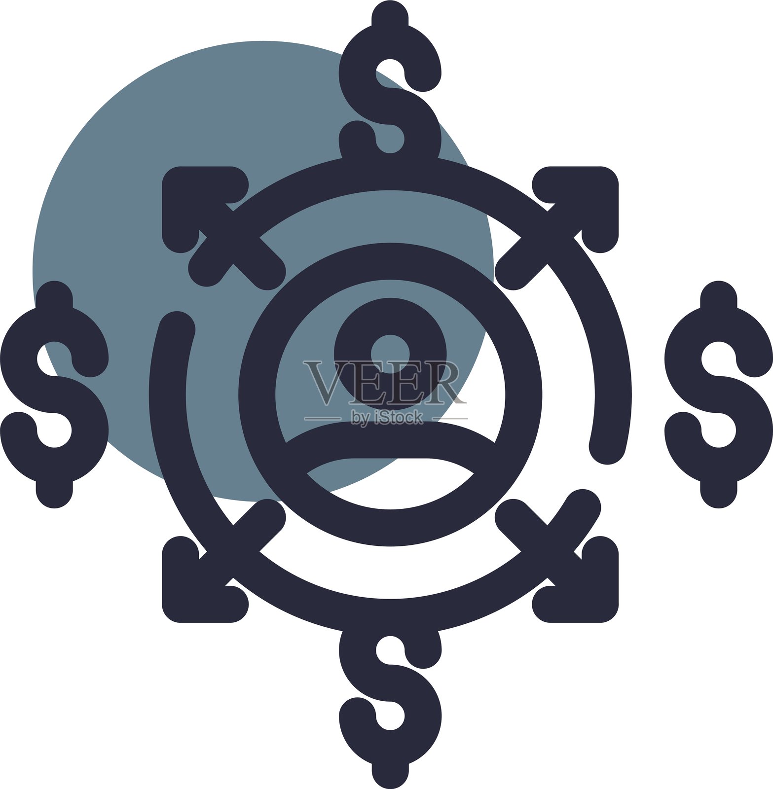 联盟营销图标插画图片素材