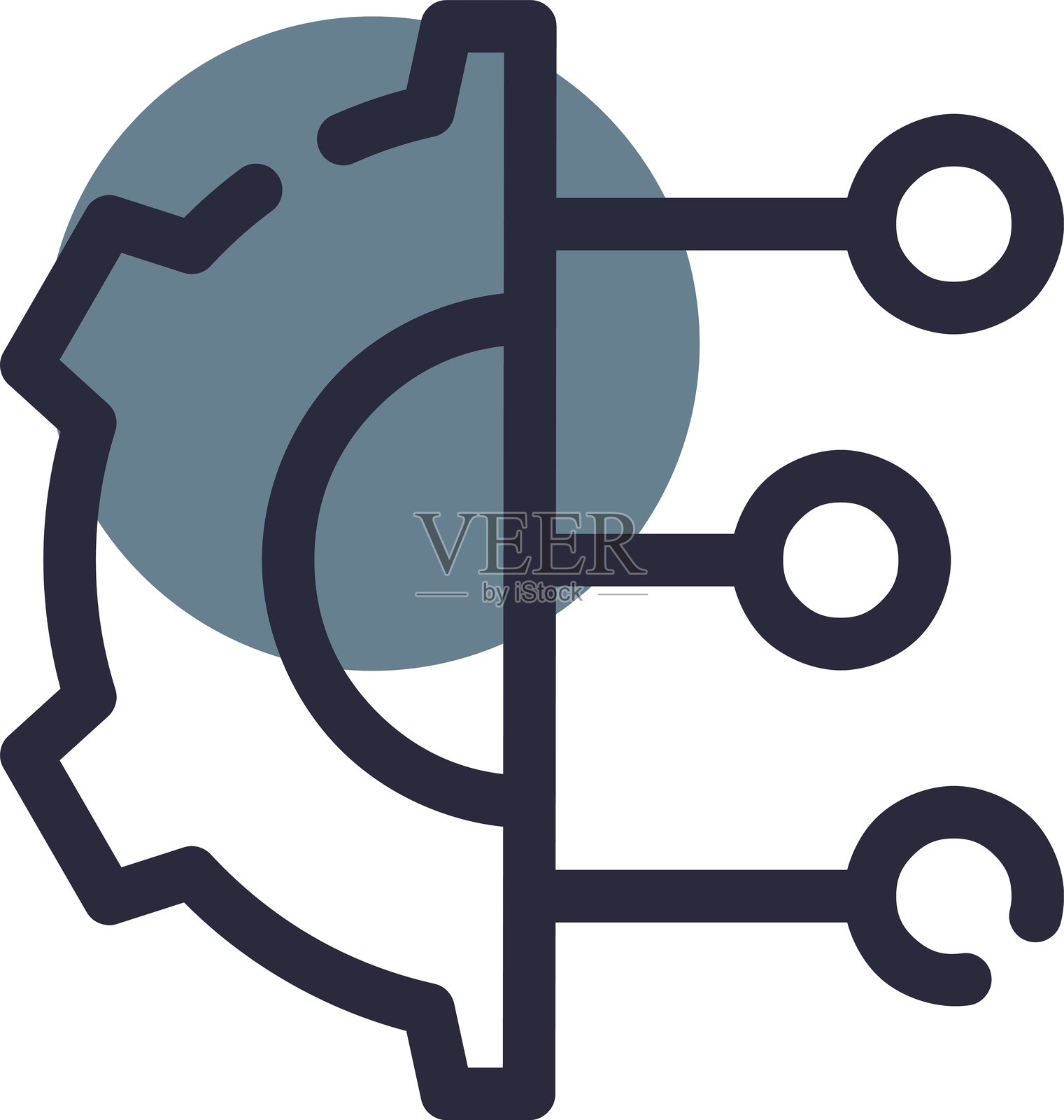 数字技术图标插画图片素材