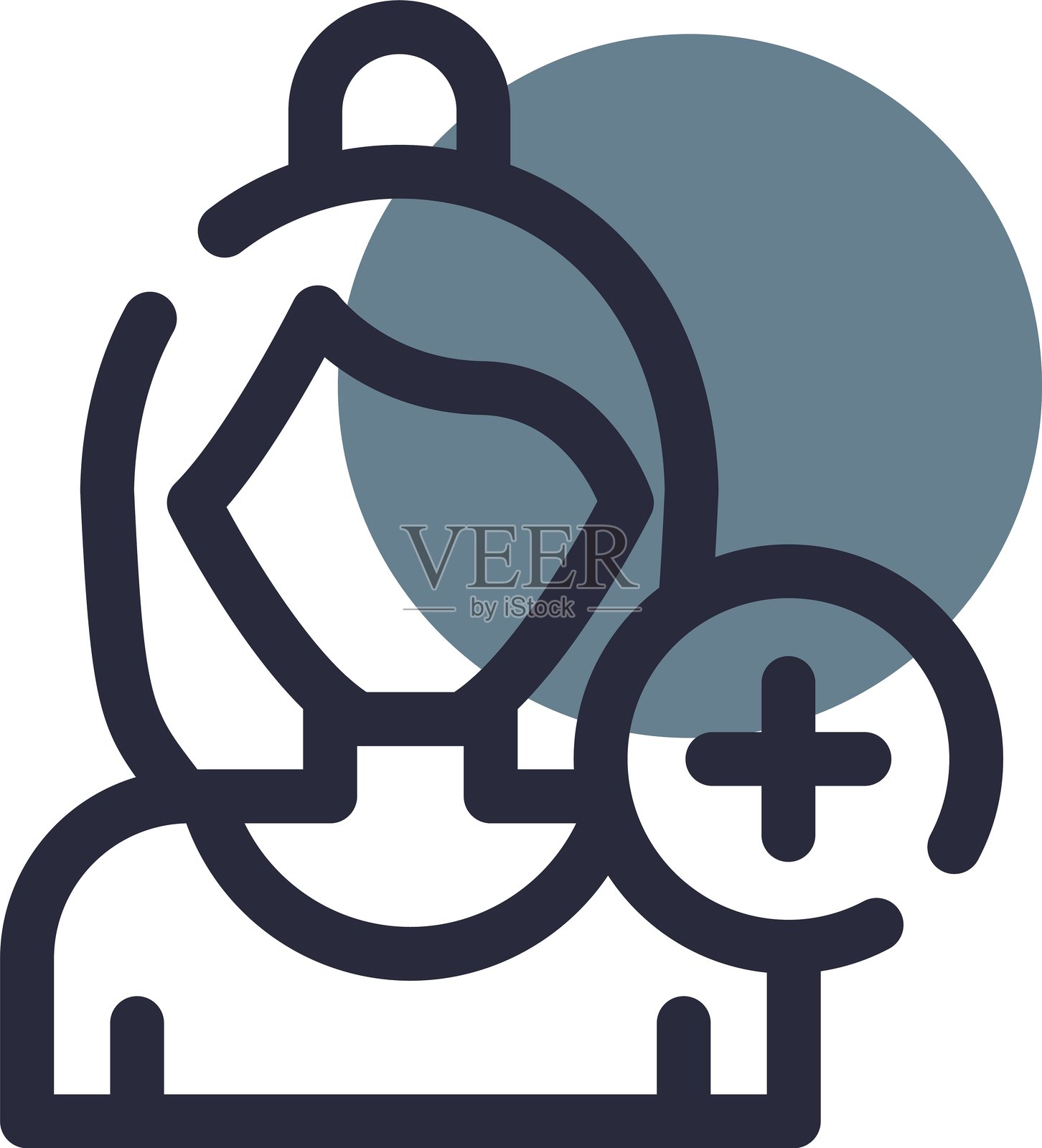 添加用户图标插画图片素材