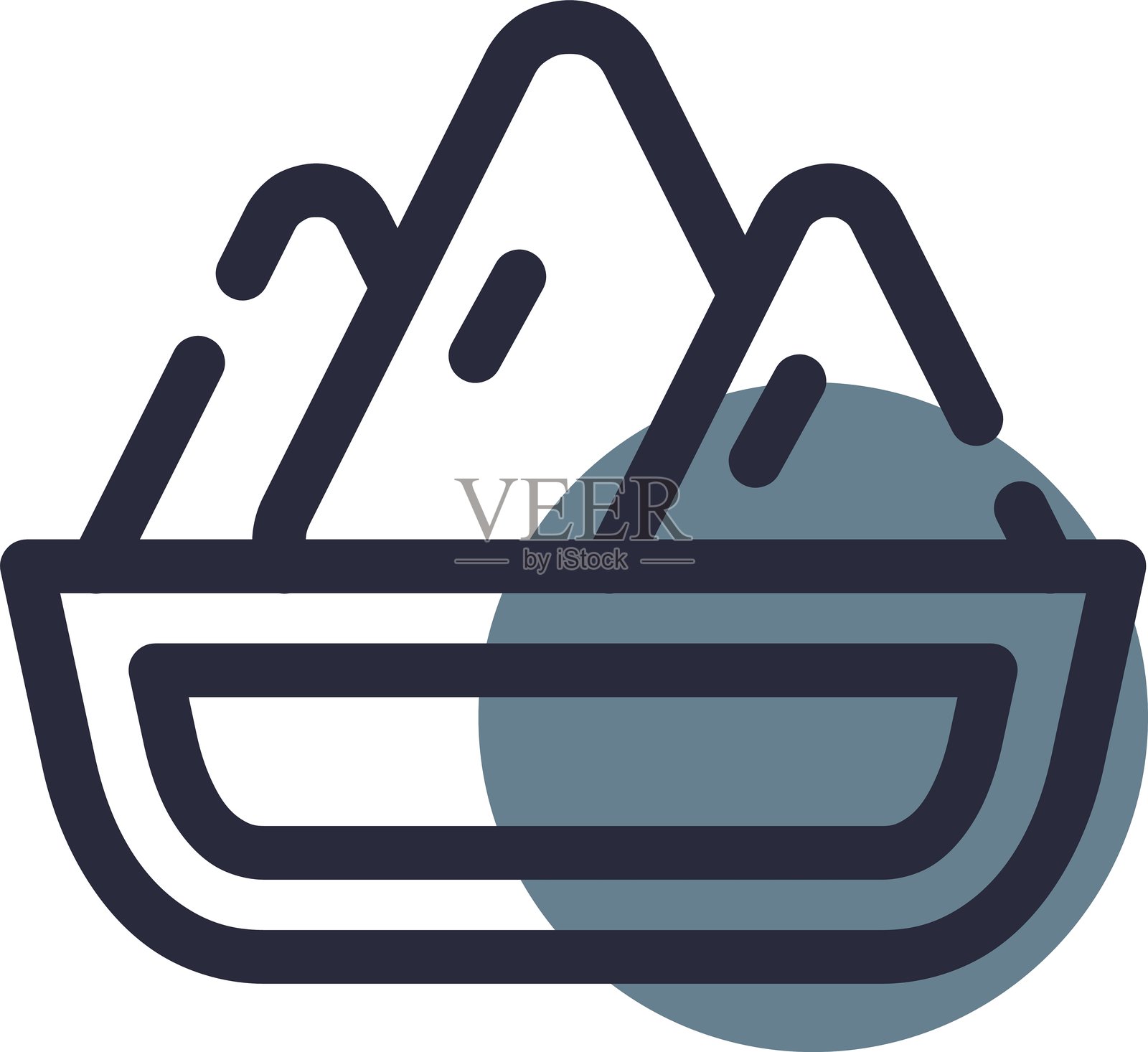 萨莫萨图标插画图片素材