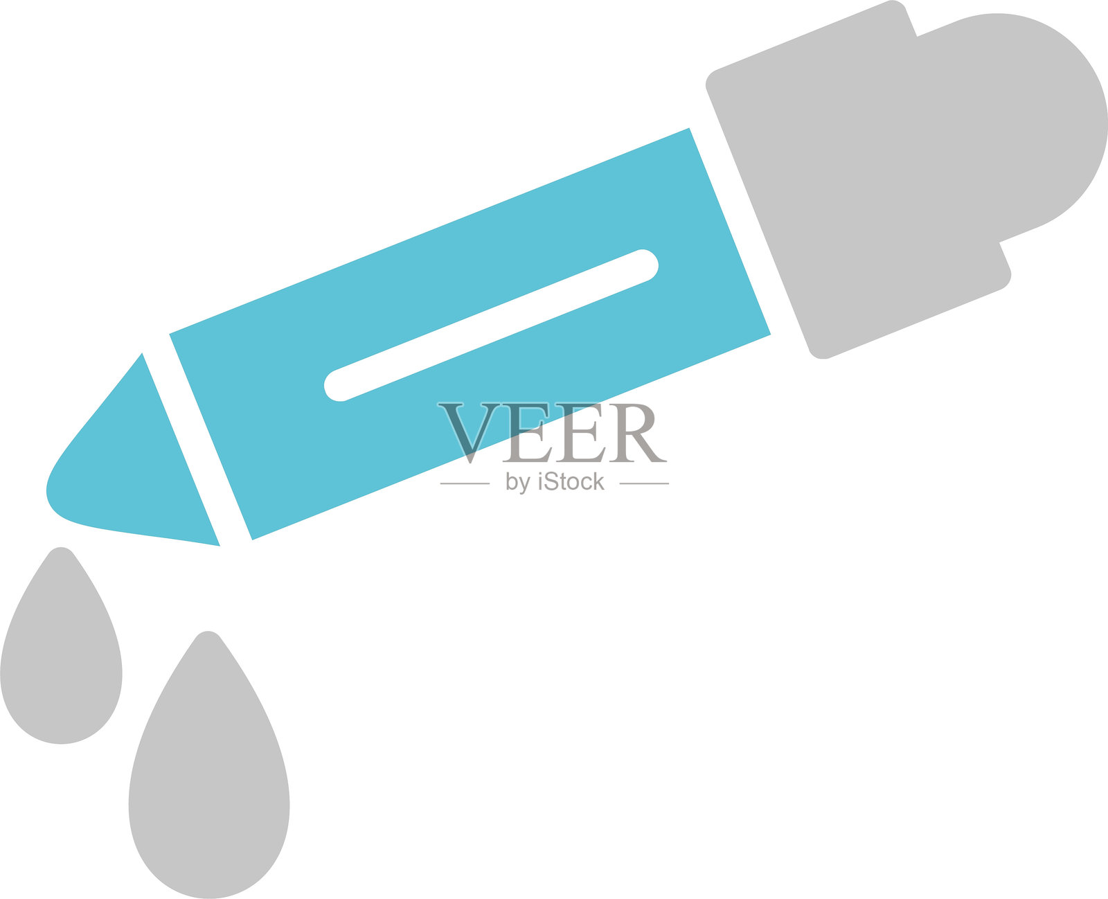 滴管图标（双色）插画图片素材